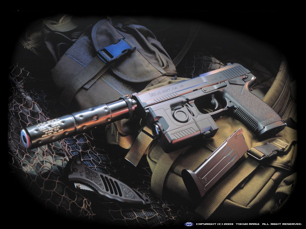 man made handgun Image