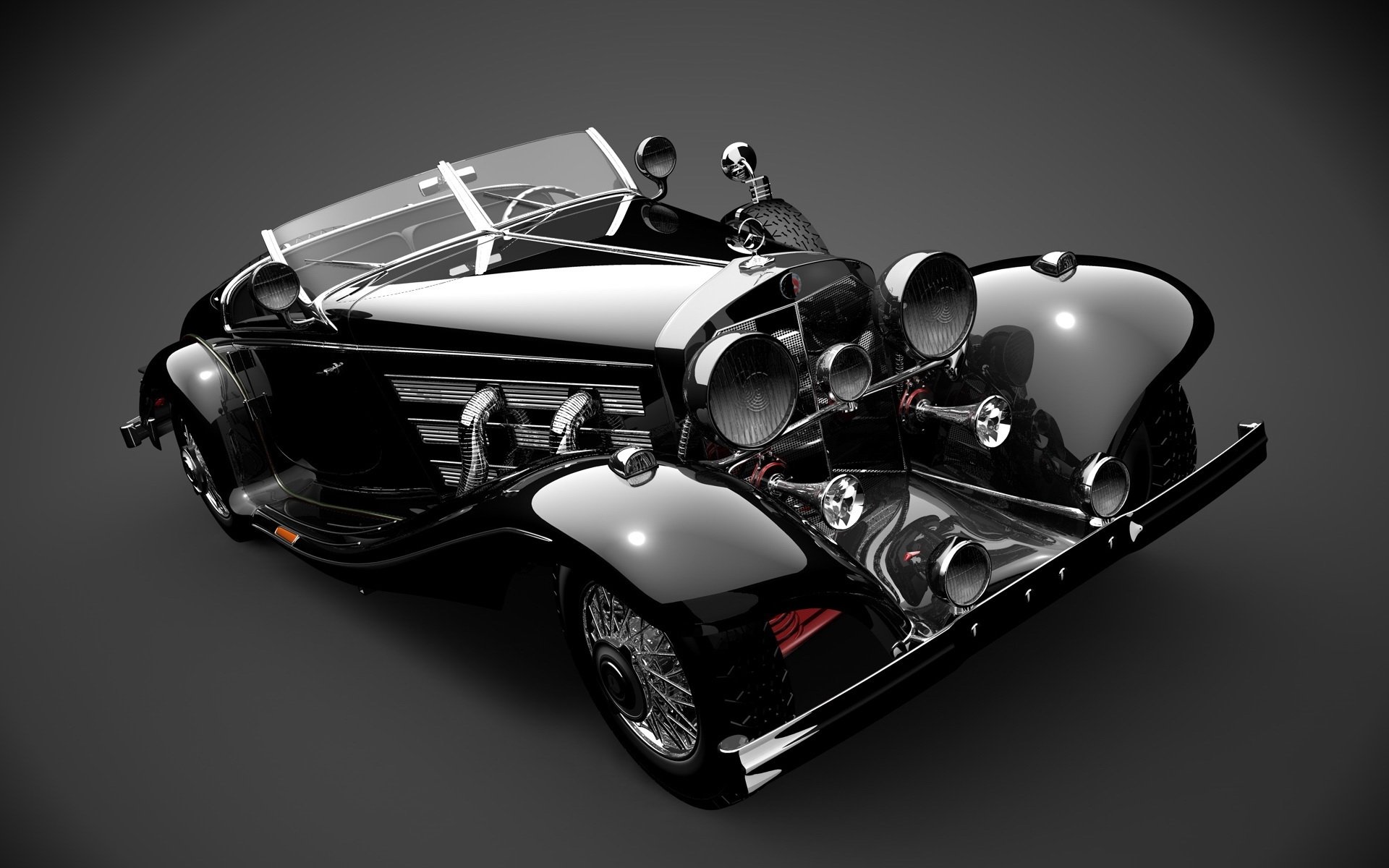 Mercedes-Benz 500K is a grand touring car built by Mercedes-Benz