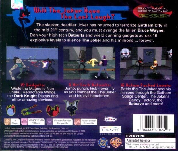 video game Batman Beyond: Return of the Joker Image