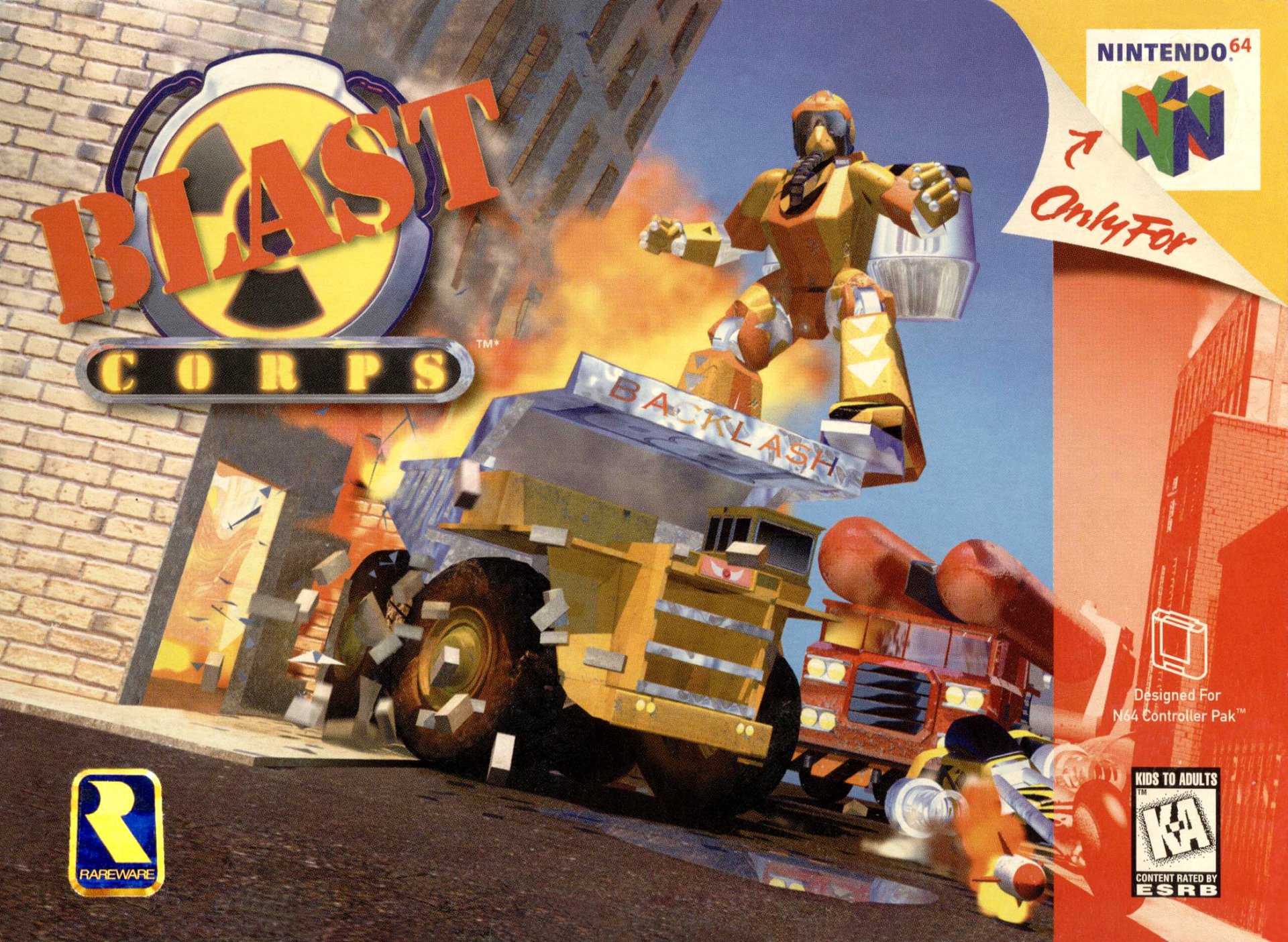 video game Blast Corps Image