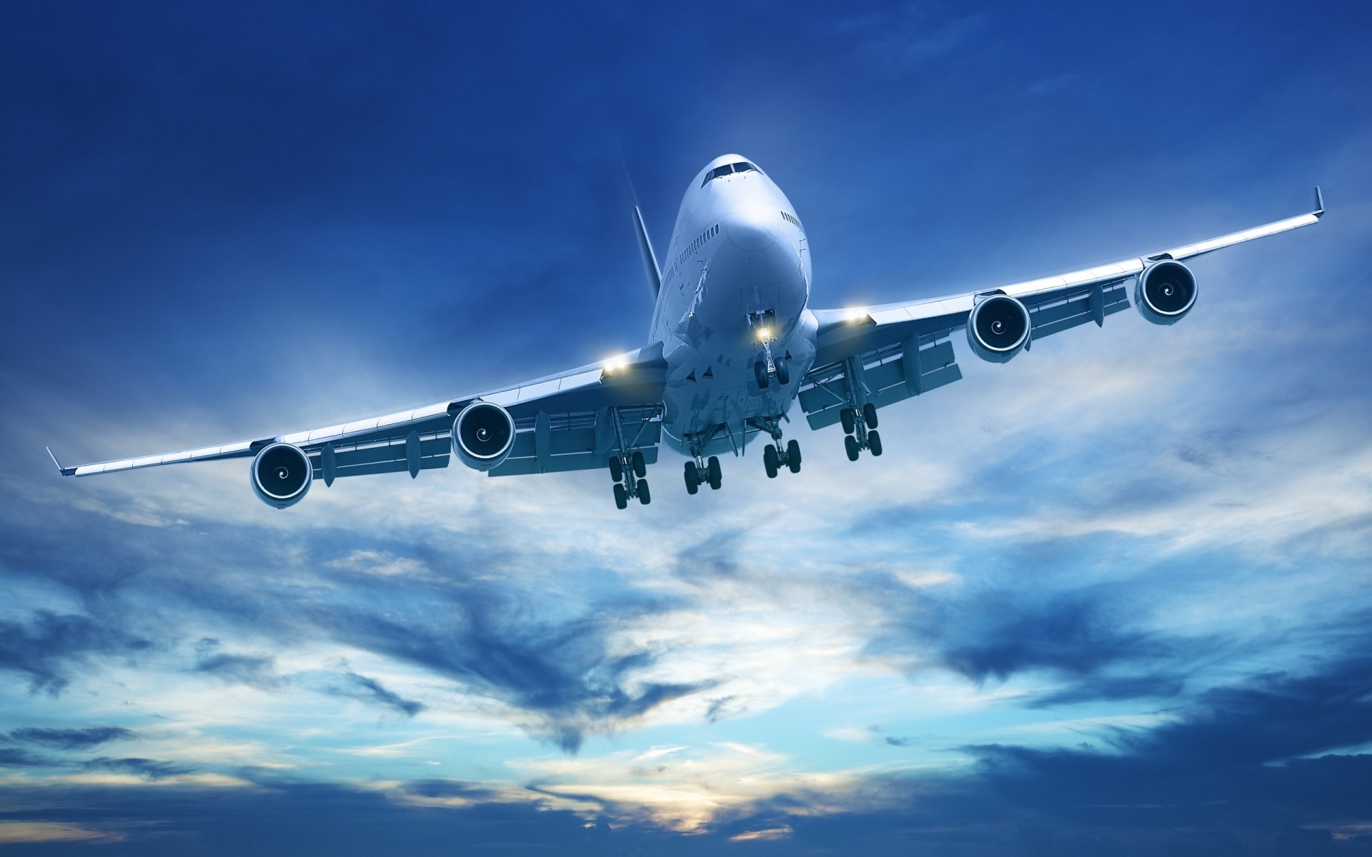 passenger plane airplane vehicle aircraft Image