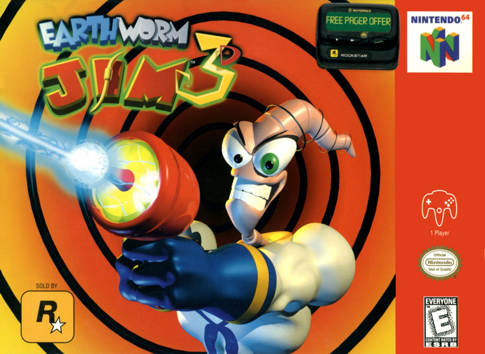 video game Earthworm Jim 3D Image