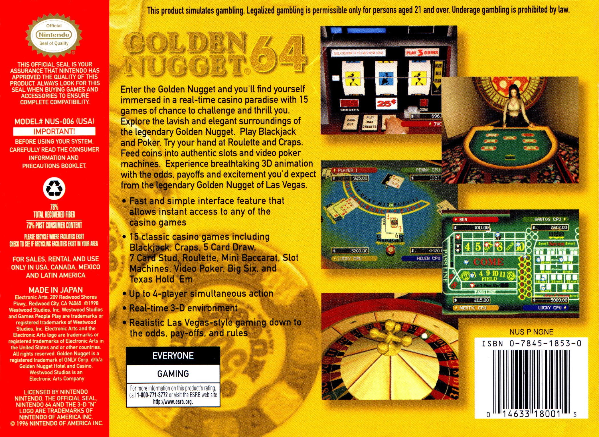 Golden Nugget 64 Picture