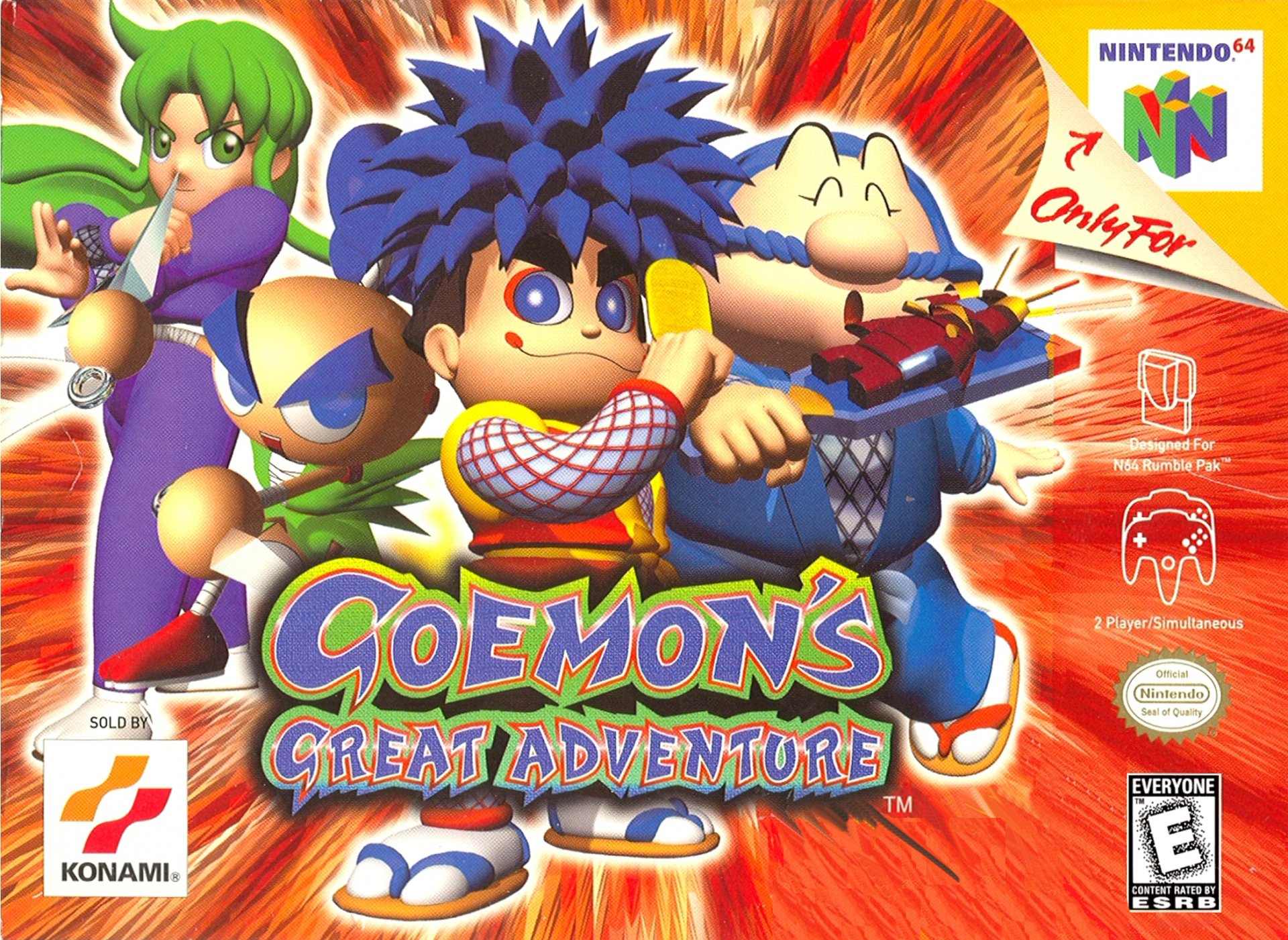 video game Goemon's Great Adventure Image