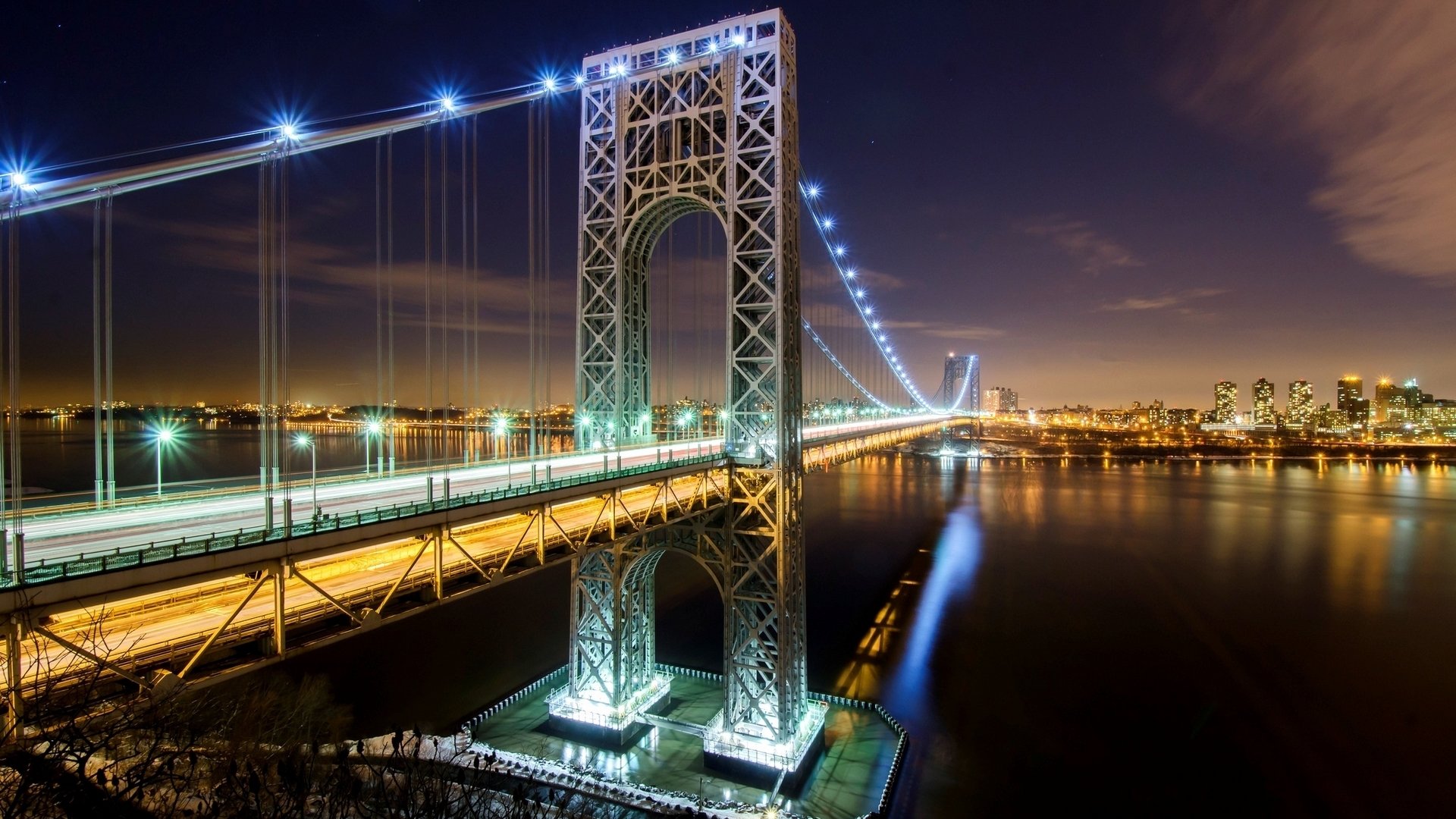 man made George Washington Bridge Image