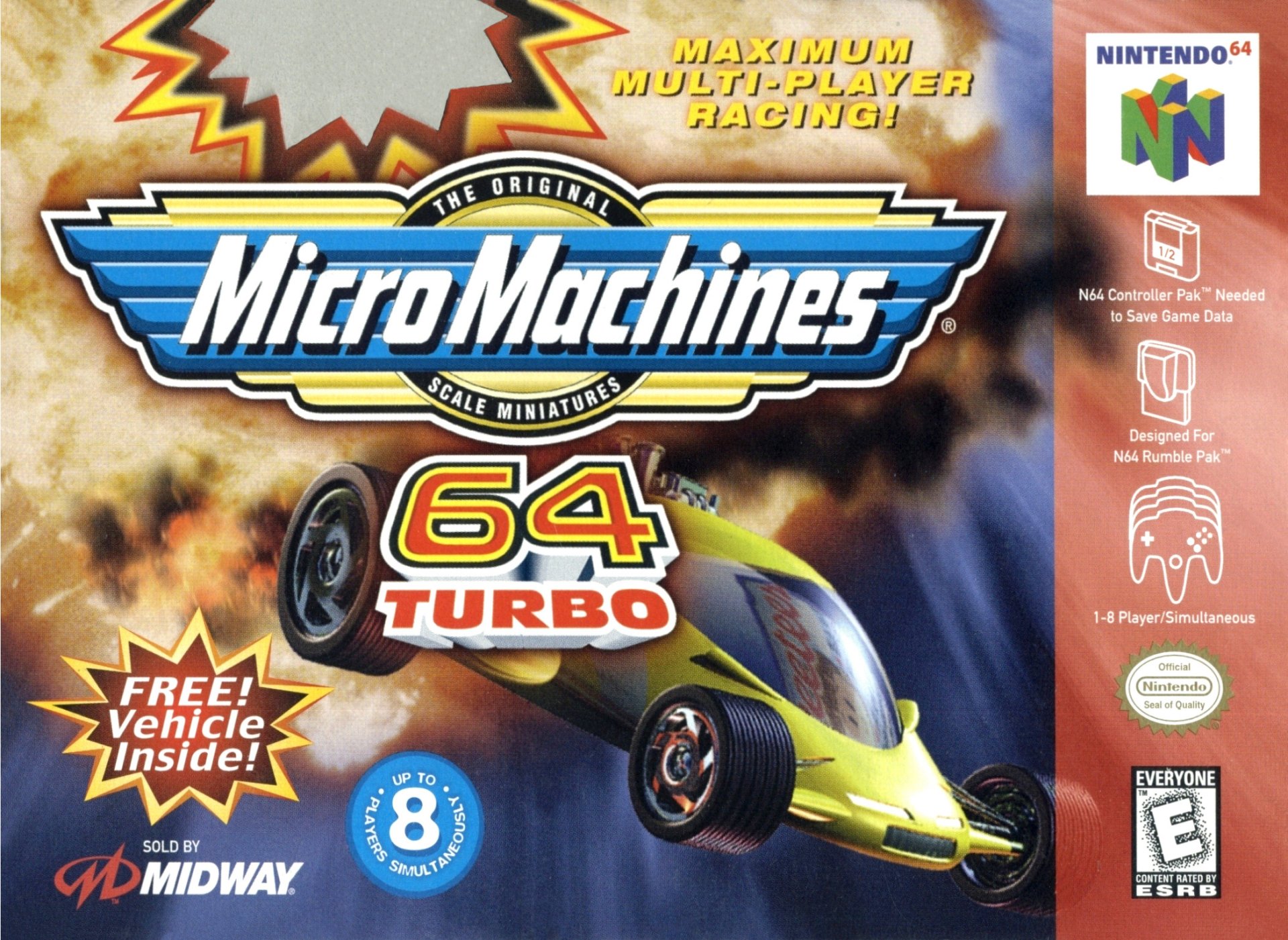 video game Micro Machines 64 Turbo Image