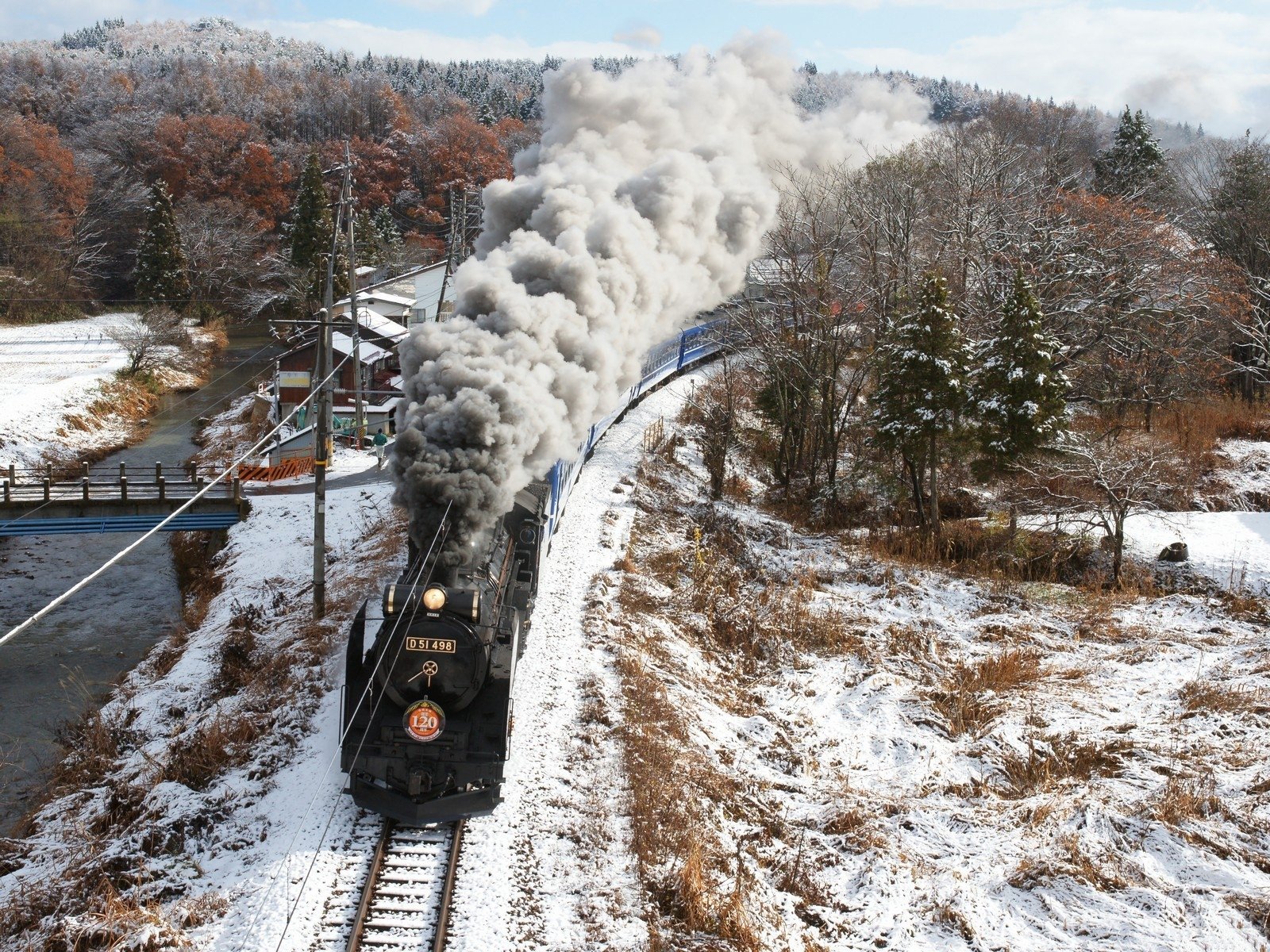 vehicle steam train Image