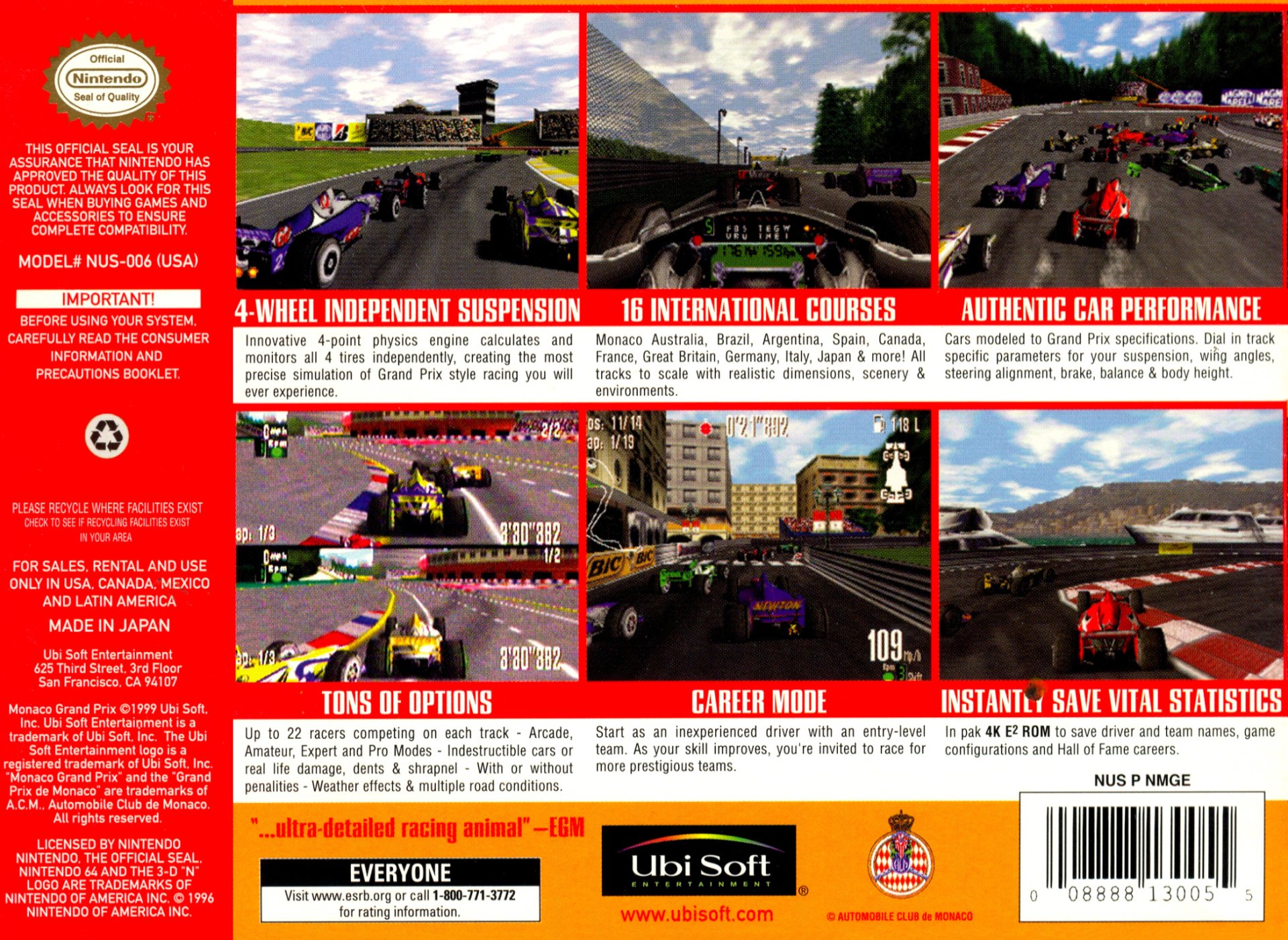 video game Monaco Grand Prix Image