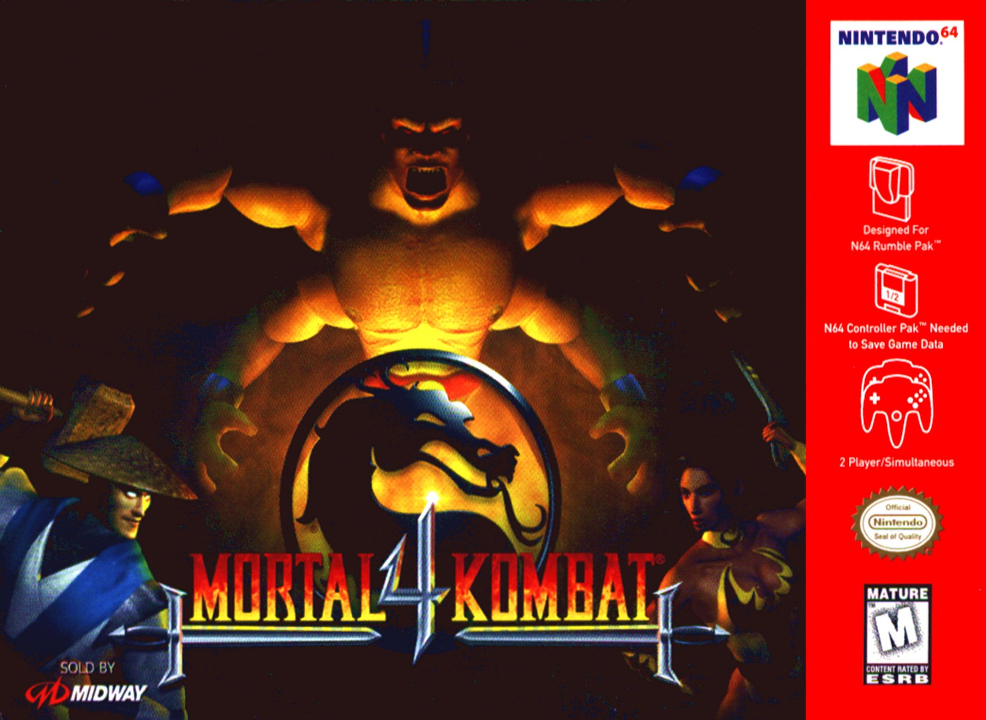 video game Mortal Kombat 4 Image