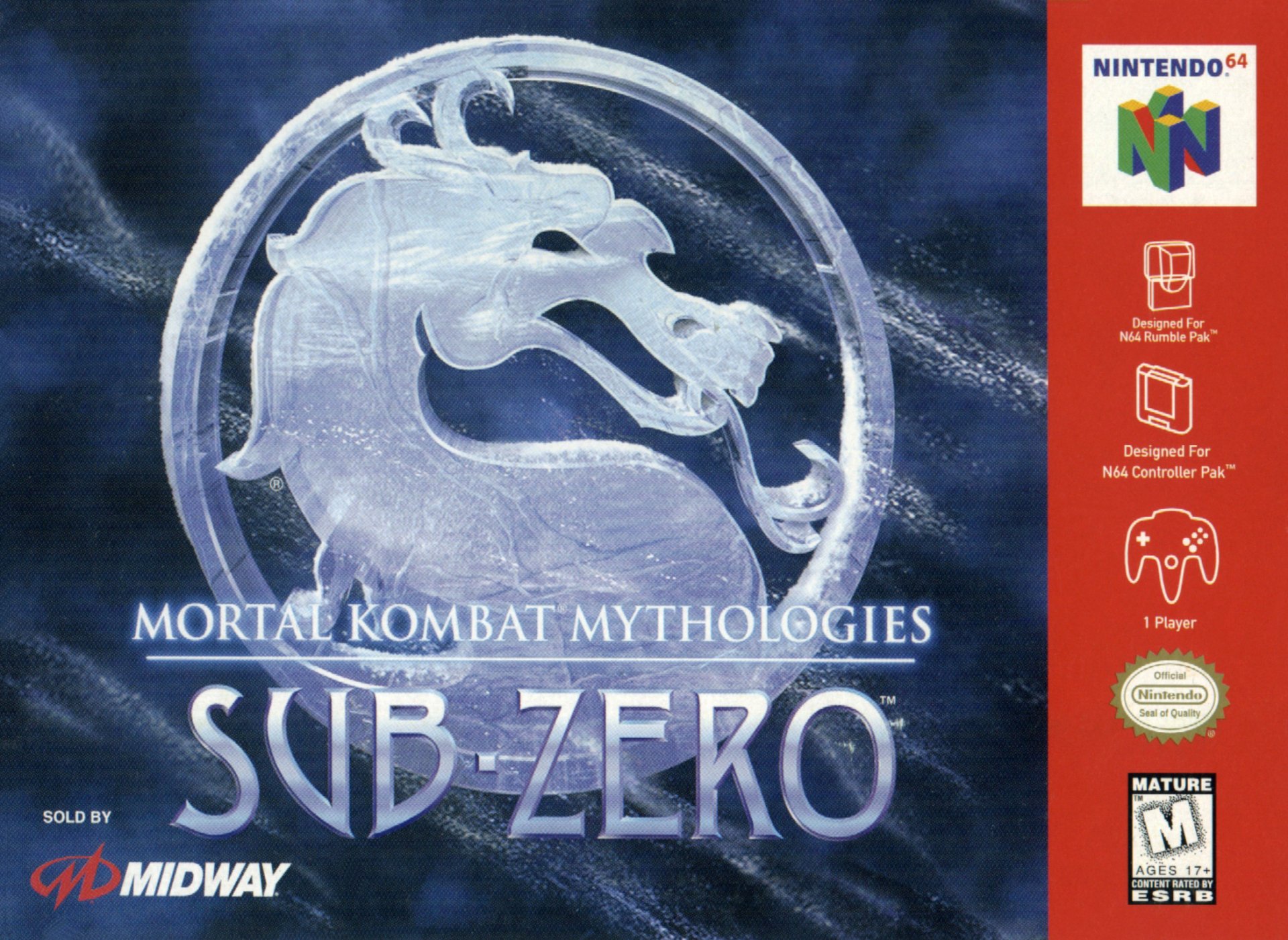 video game Mortal Kombat Mythologies: Sub-Zero Image