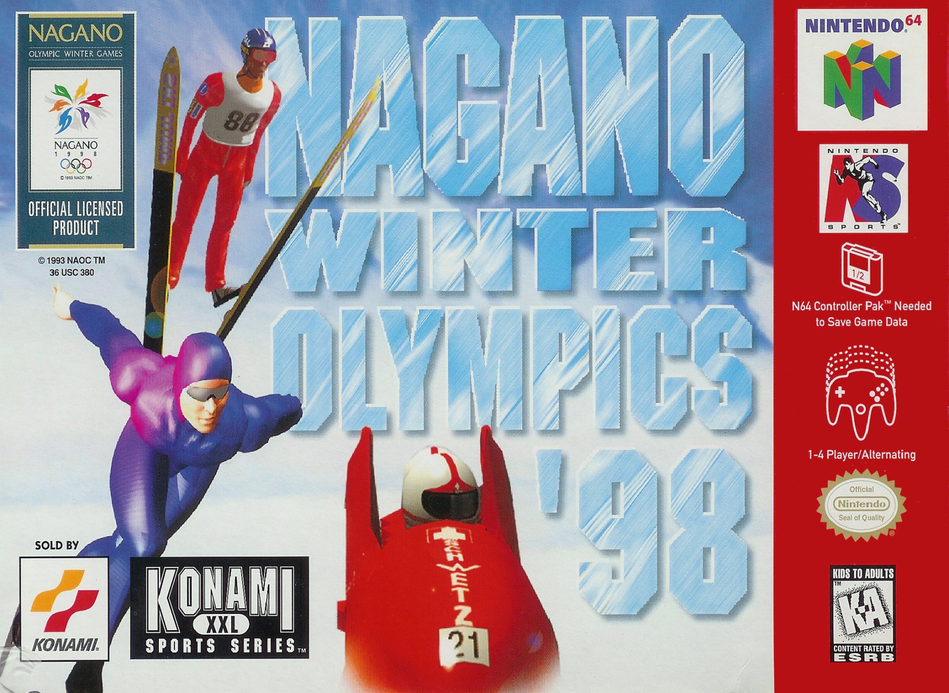video game Nagano Winter Olympics '98 Image