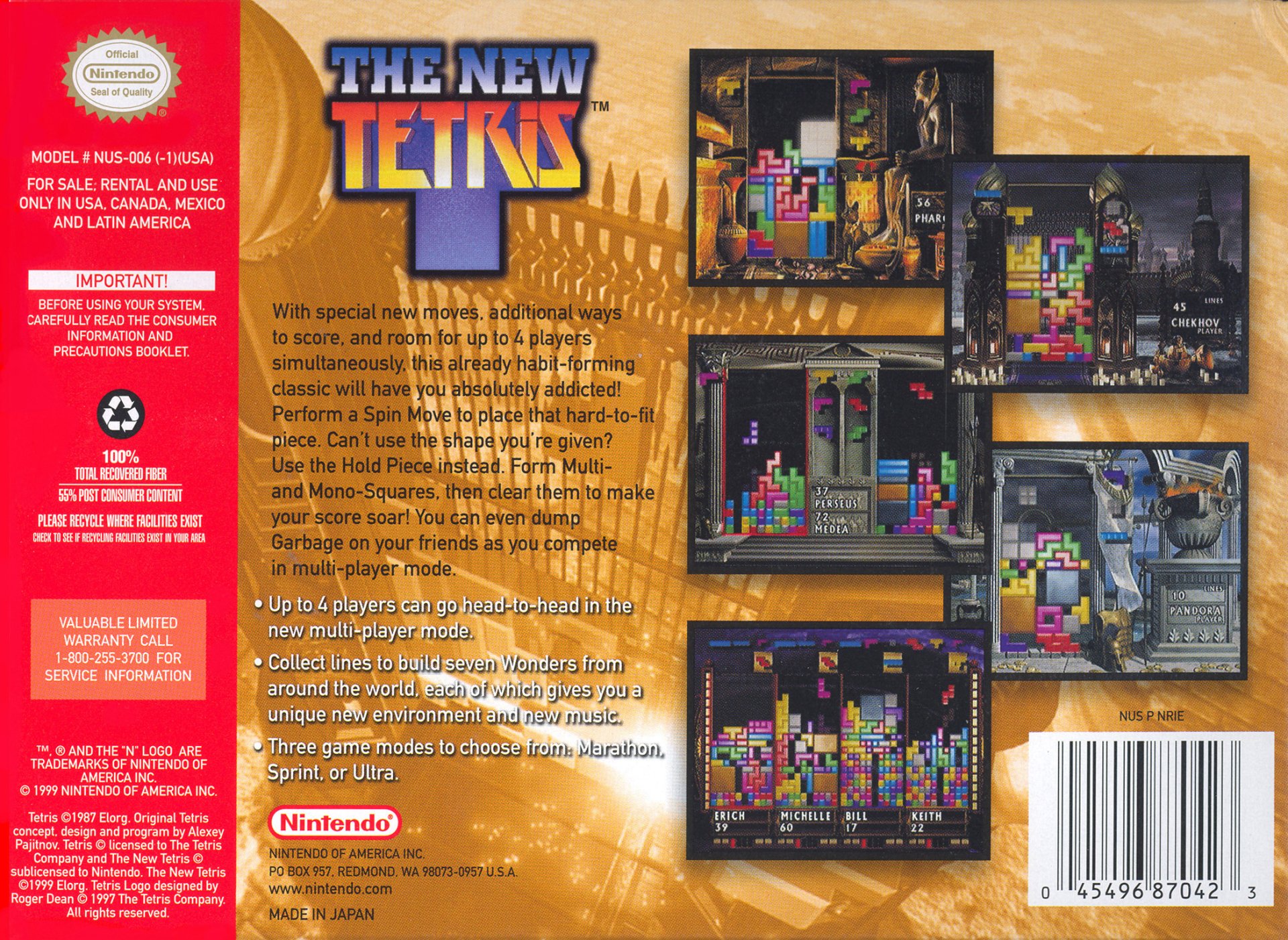 video game The New Tetris Image