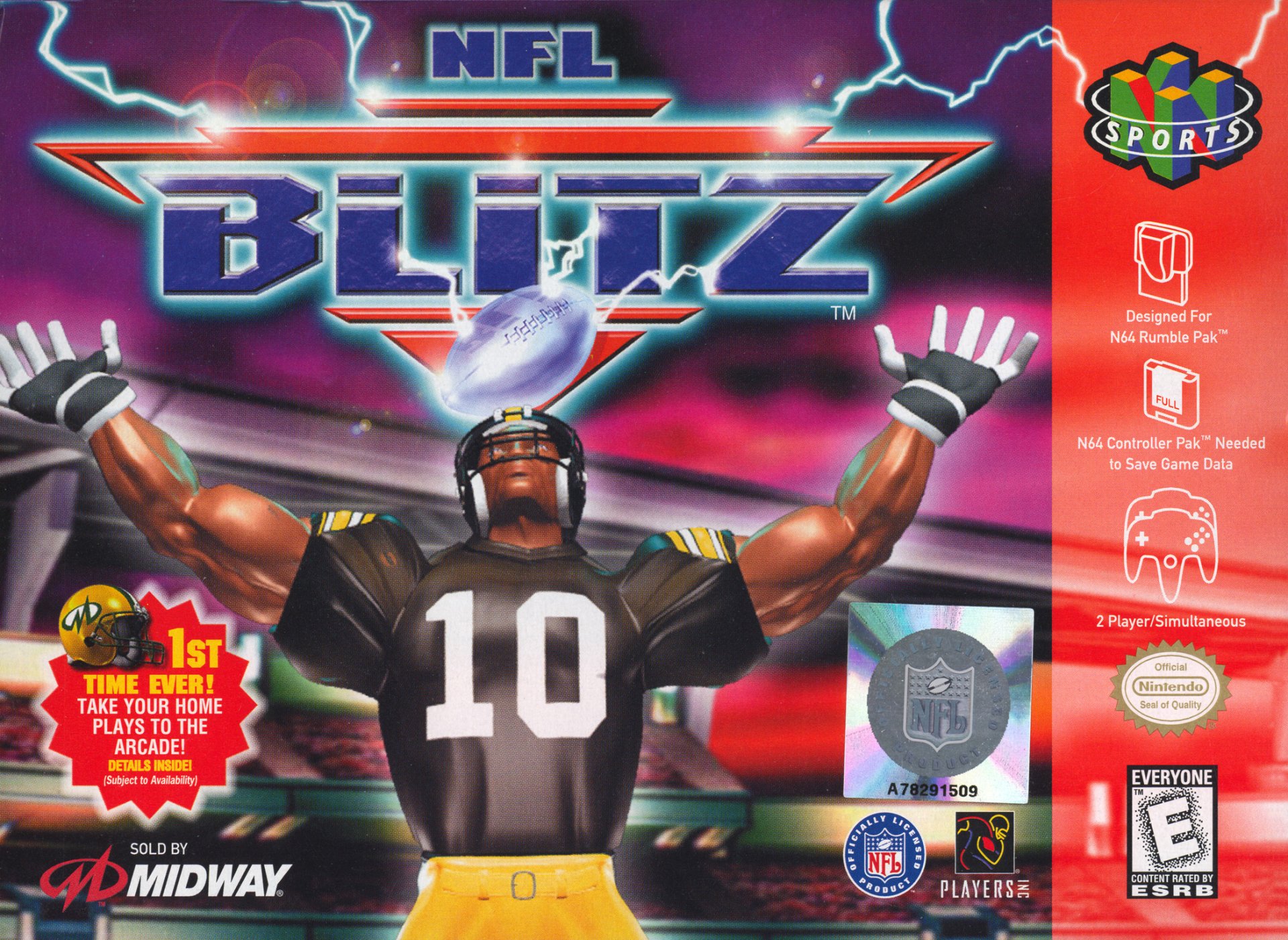 video game NFL Blitz Image