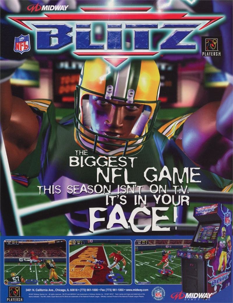 video game NFL Blitz Image