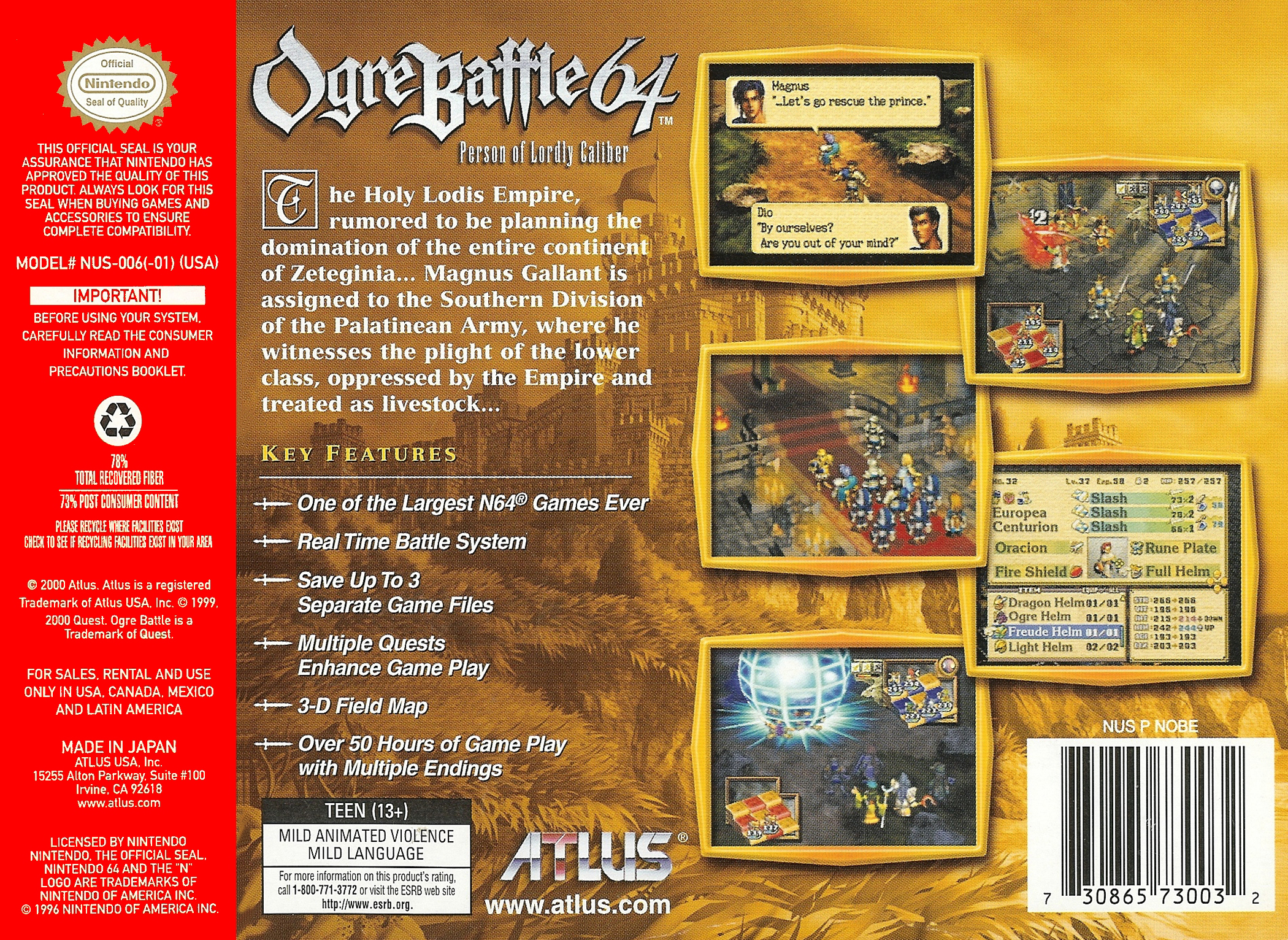 Ogre Battle 64: Person of Lordly Caliber Picture