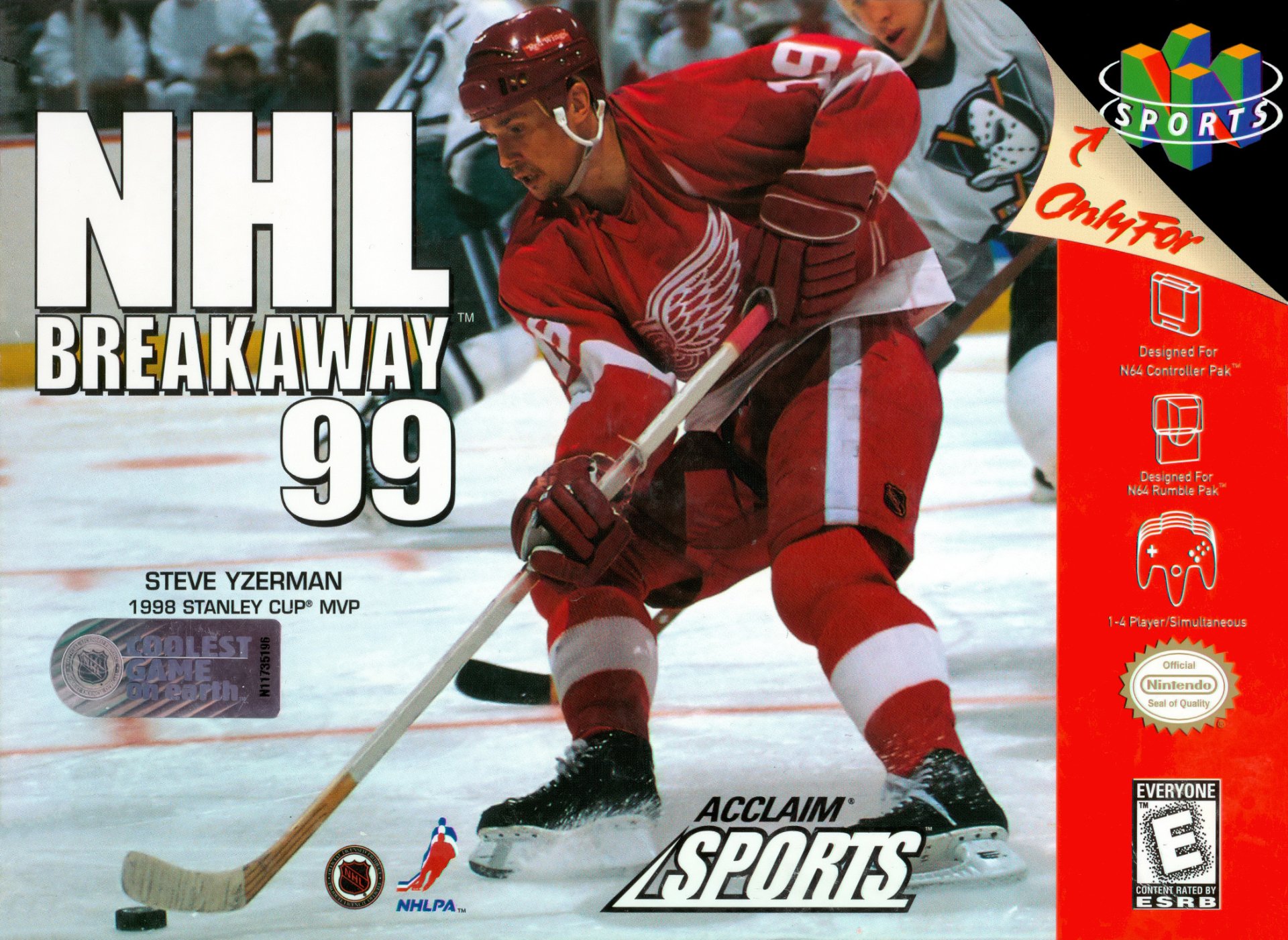 video game NHL Breakaway 99 Image