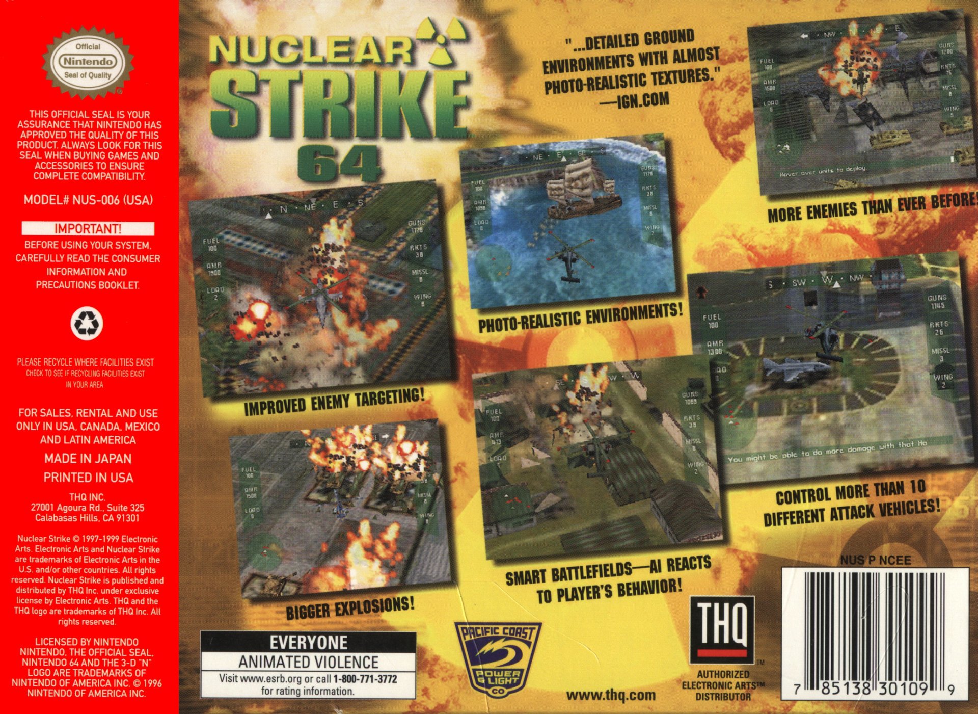 video game Nuclear Strike 64 Image