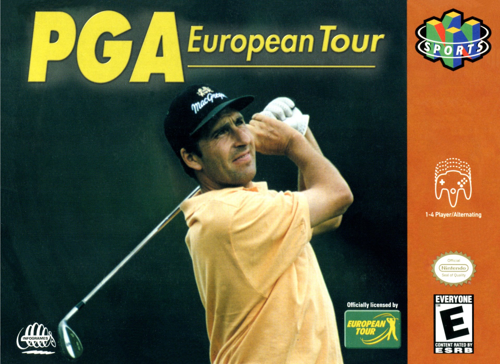 PGA European Tour Video Game Box Art ID 27332 Image Abyss