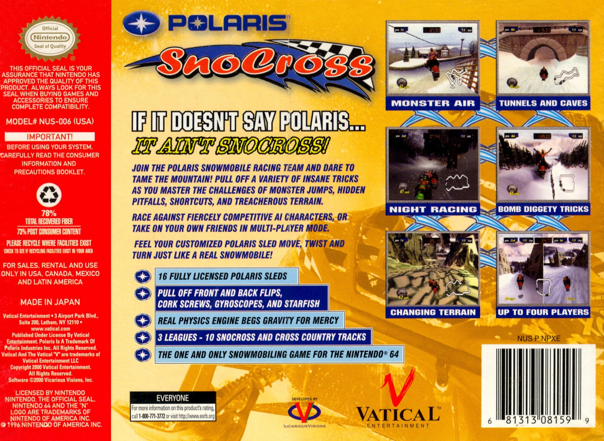video game Polaris SnoCross Image