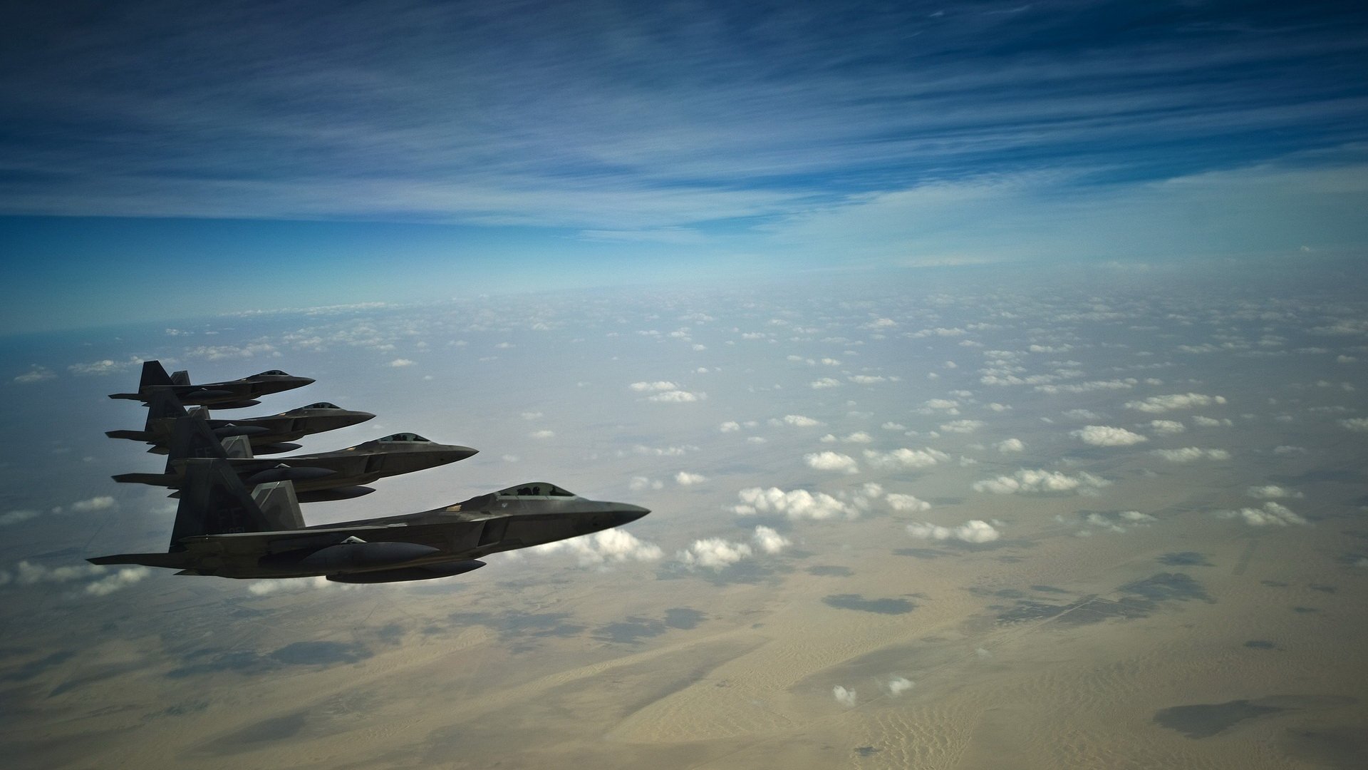 military Lockheed Martin F-22 Raptor Image