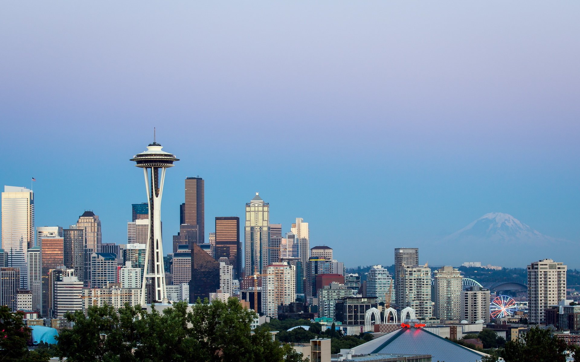  mt rainier from kerry park