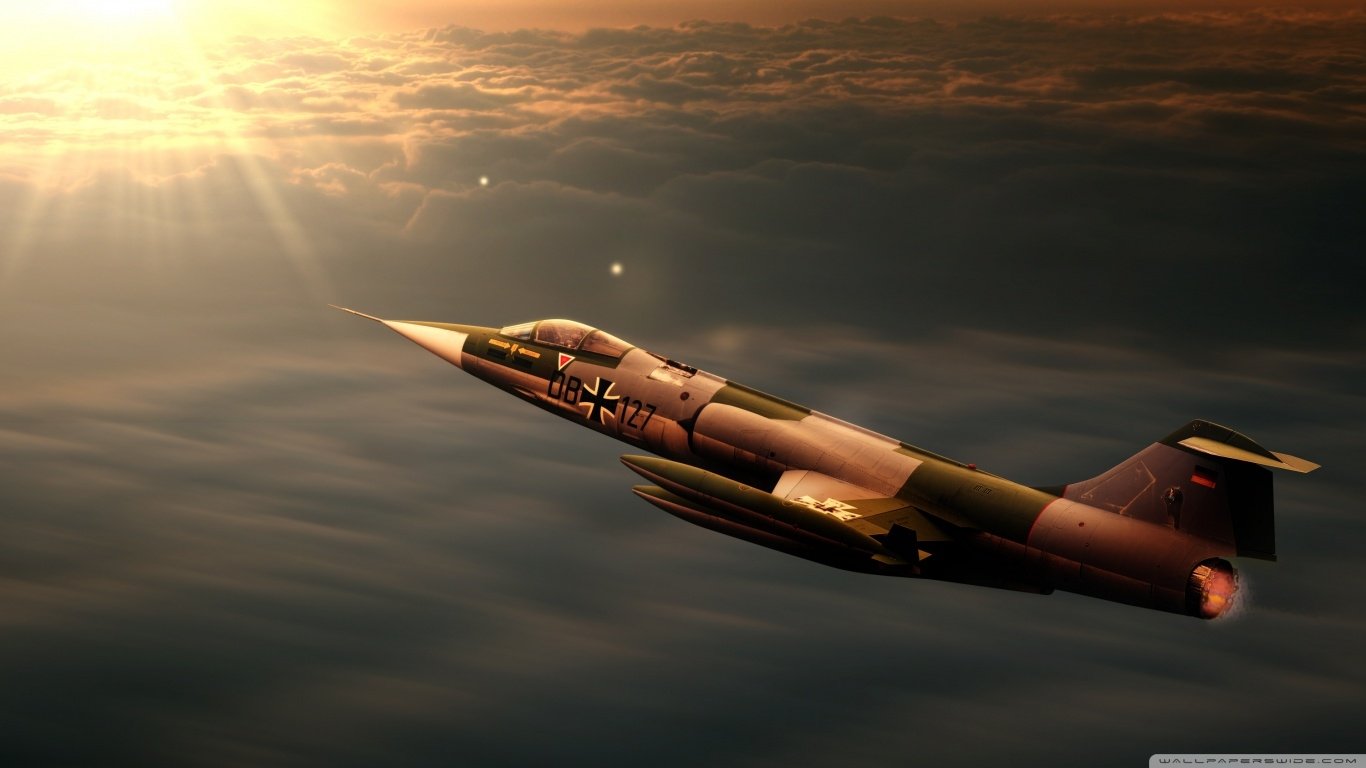 airplane military lockheed f-104 starfighter Image