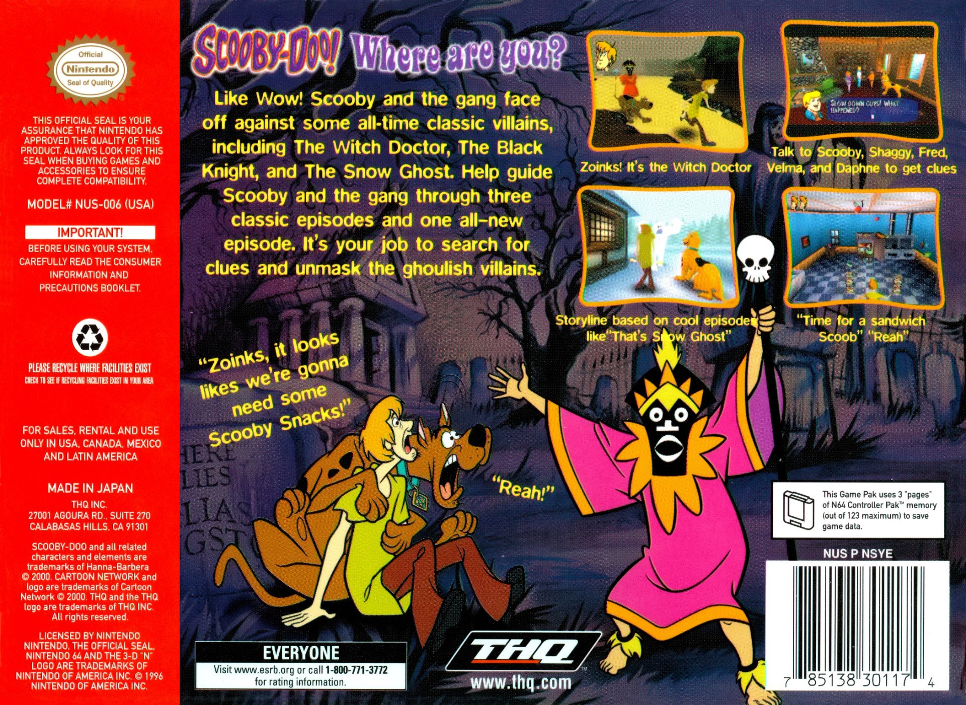 video game Scooby-Doo! Classic Creep Capers Image