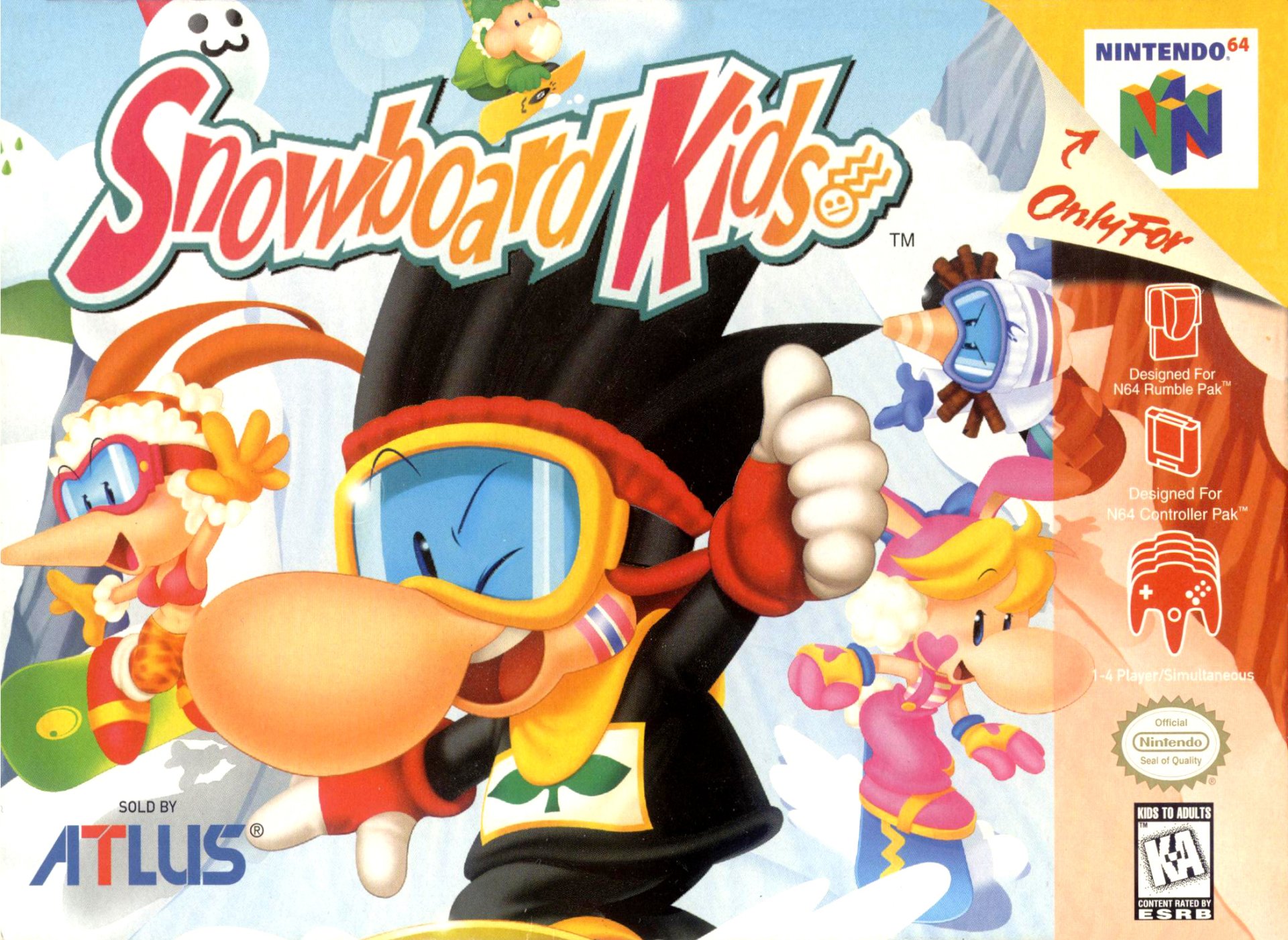 video game Snowboard Kids Image