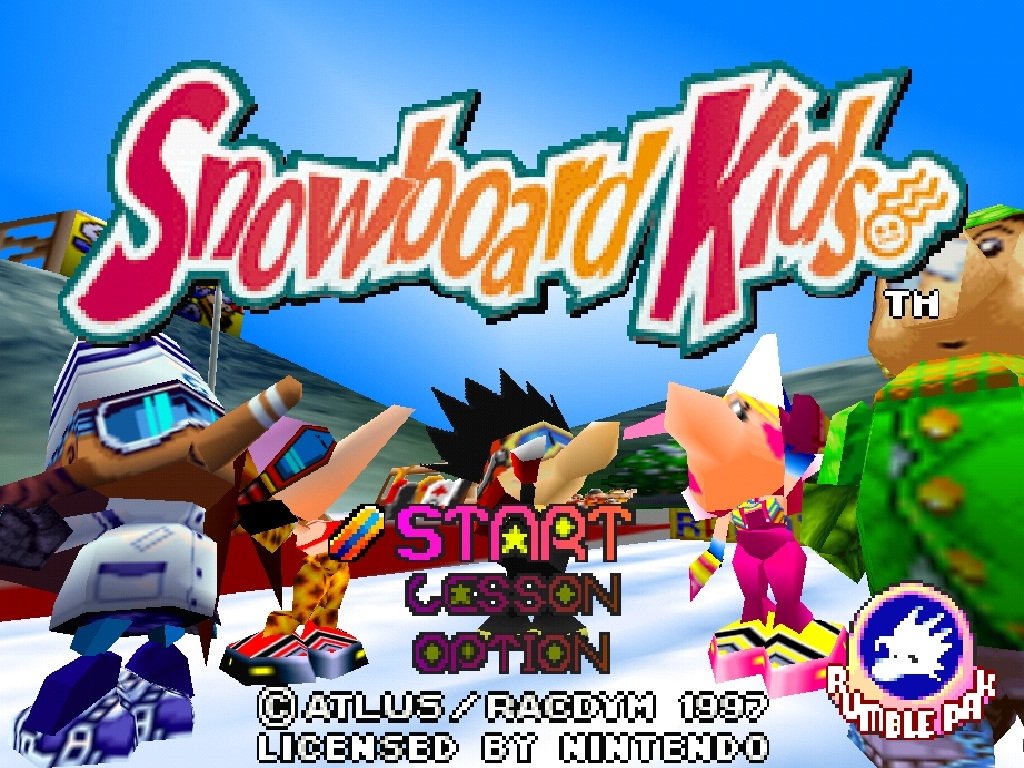 video game Snowboard Kids Image