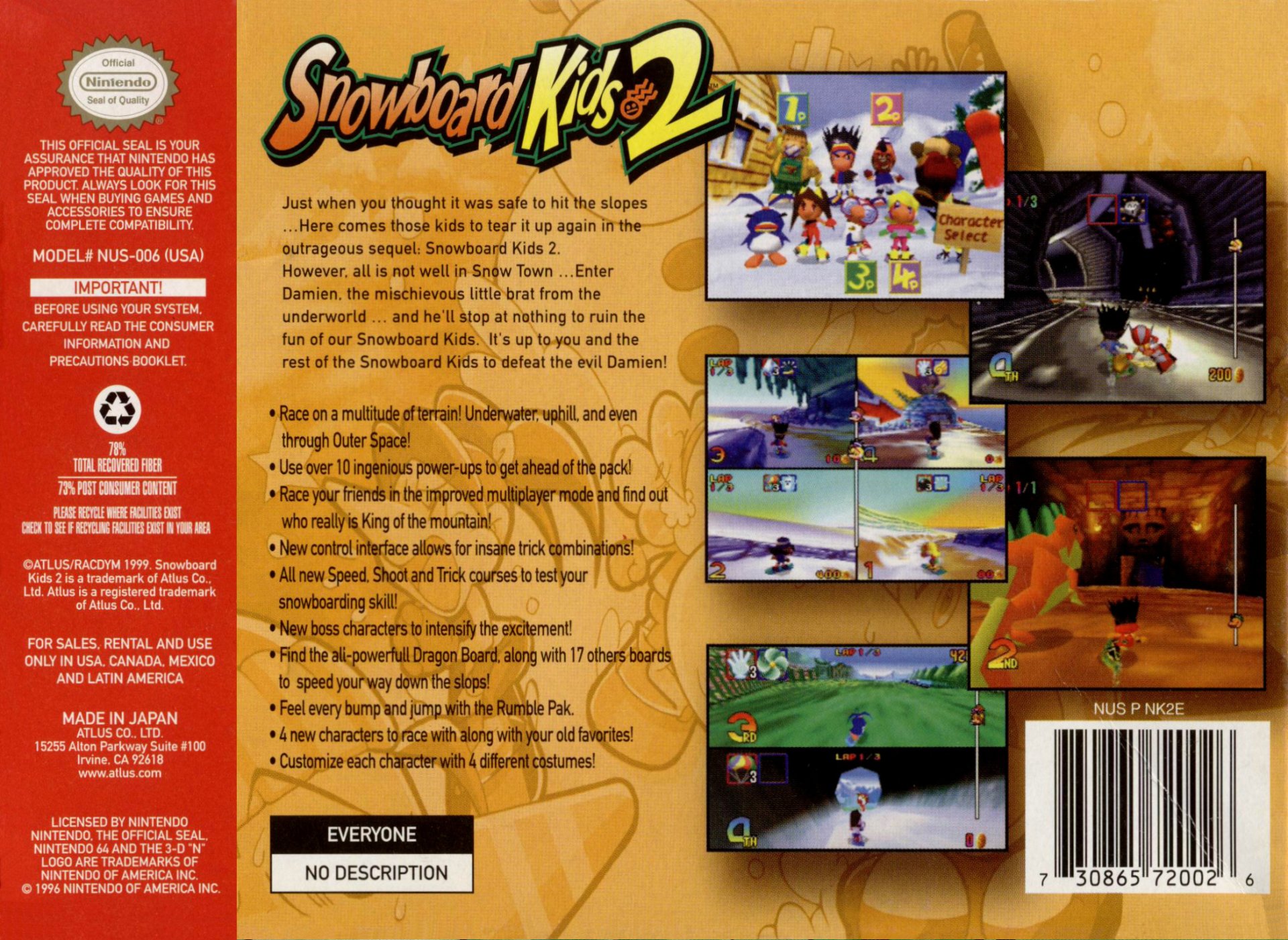 video game Snowboard Kids 2 Image