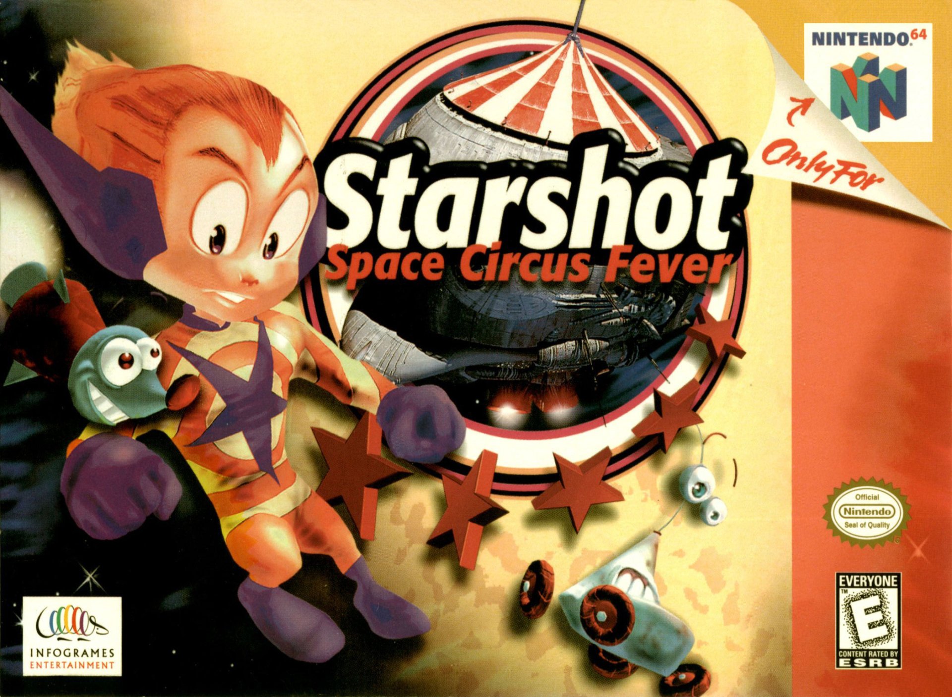 video game Starshot: Space Circus Fever Image