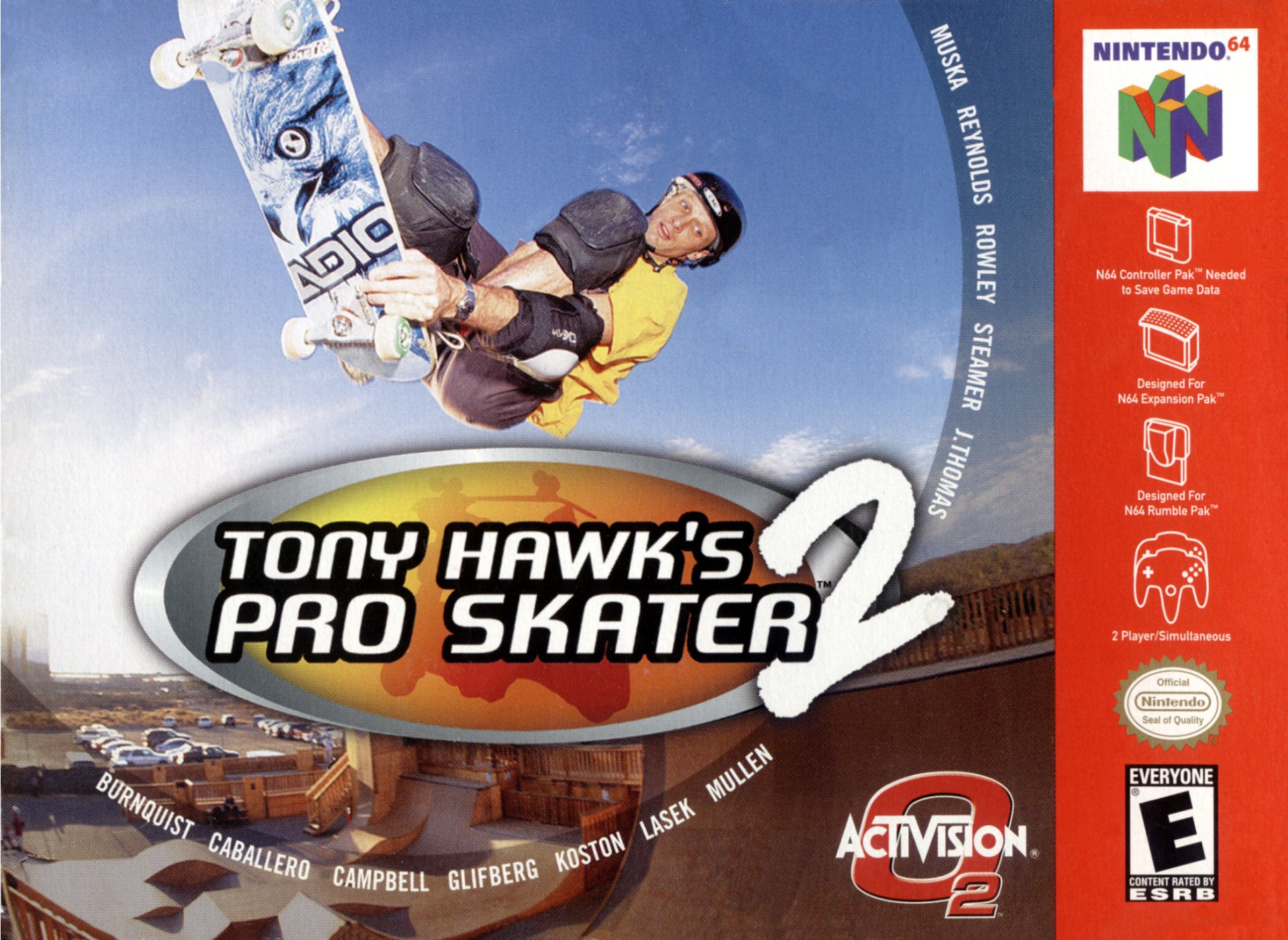 video game Tony Hawk's Pro Skater 2 Image