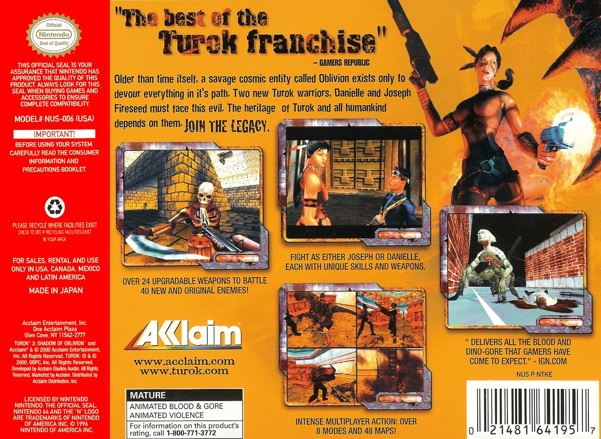 video game Turok 3: Shadow of Oblivion Image