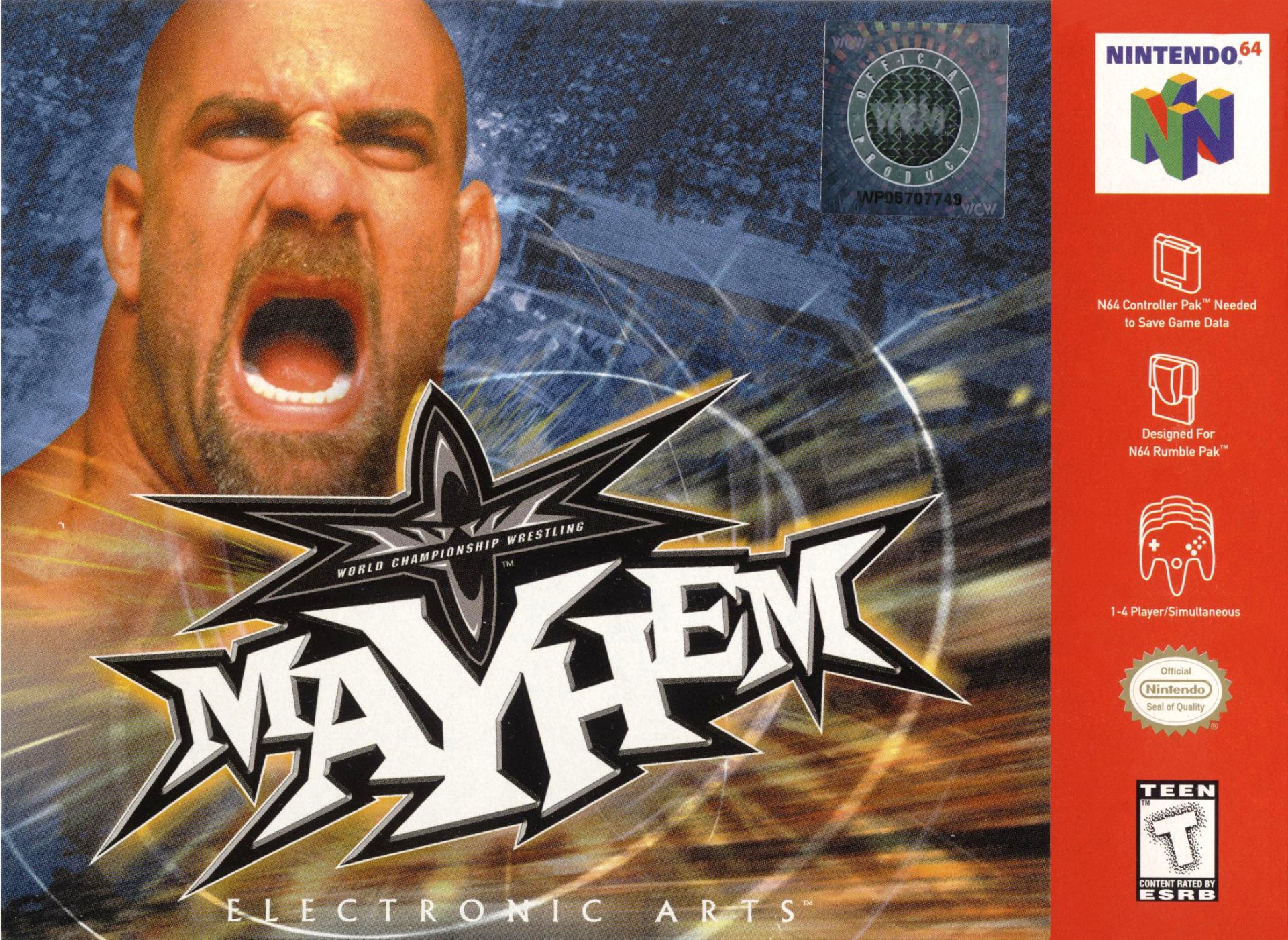 video game WCW Mayhem Image