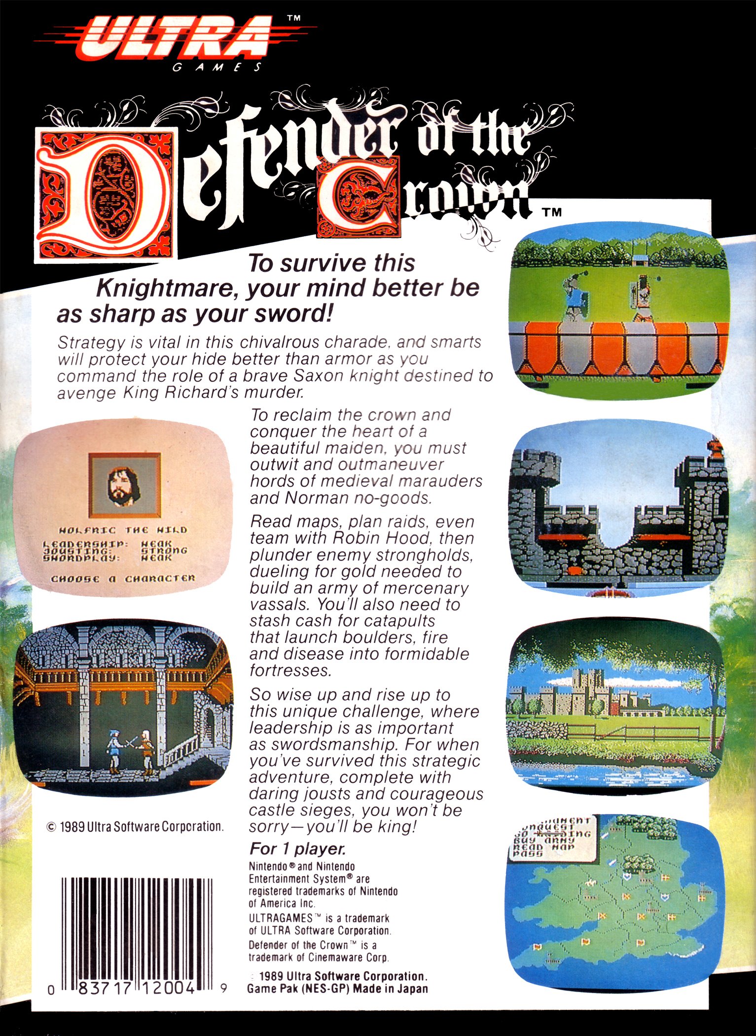 video game Defender of the Crown Image