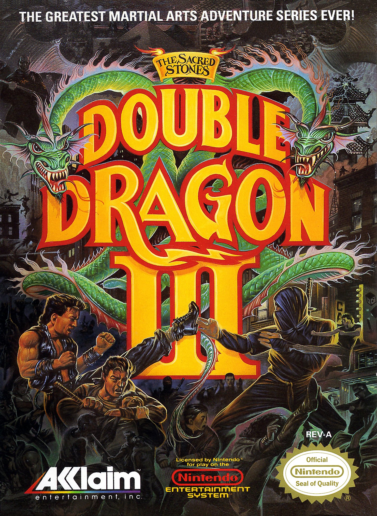 video game Double Dragon III: The Sacred Stones Image