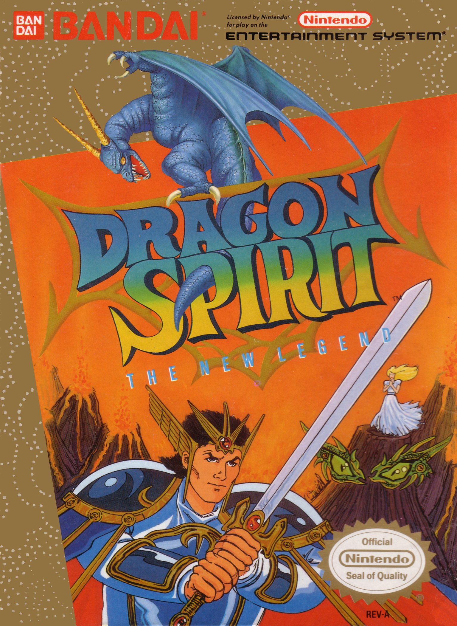 video game Dragon Spirit: The New Legend Image