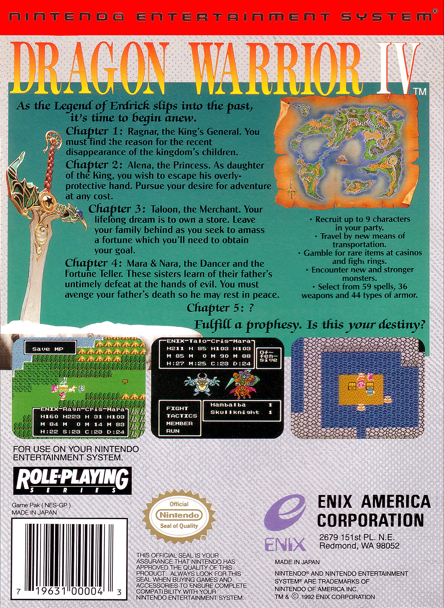 video game Dragon Warrior IV Image
