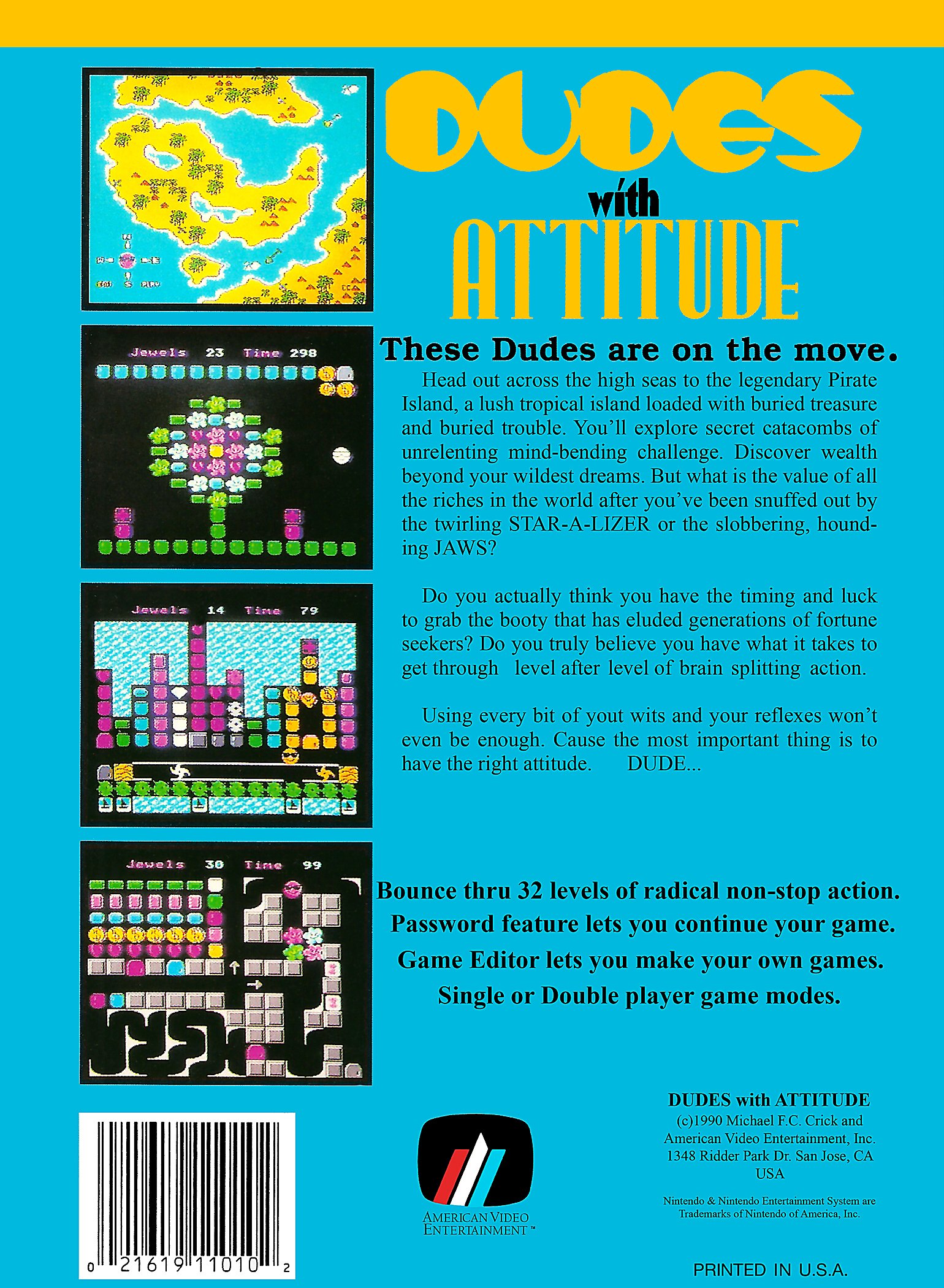 video game Dudes with Attitude Image