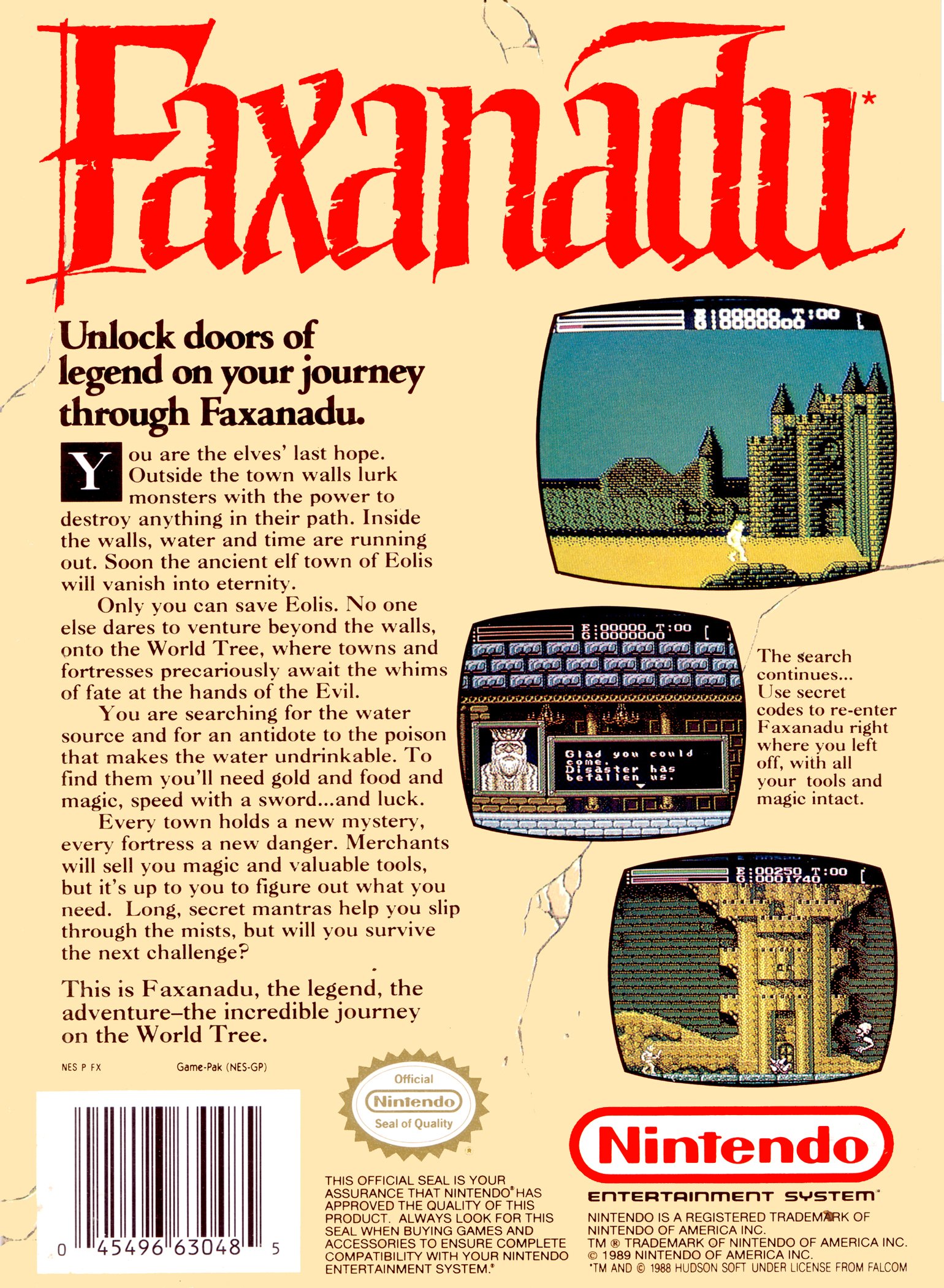 video game Faxanadu Image