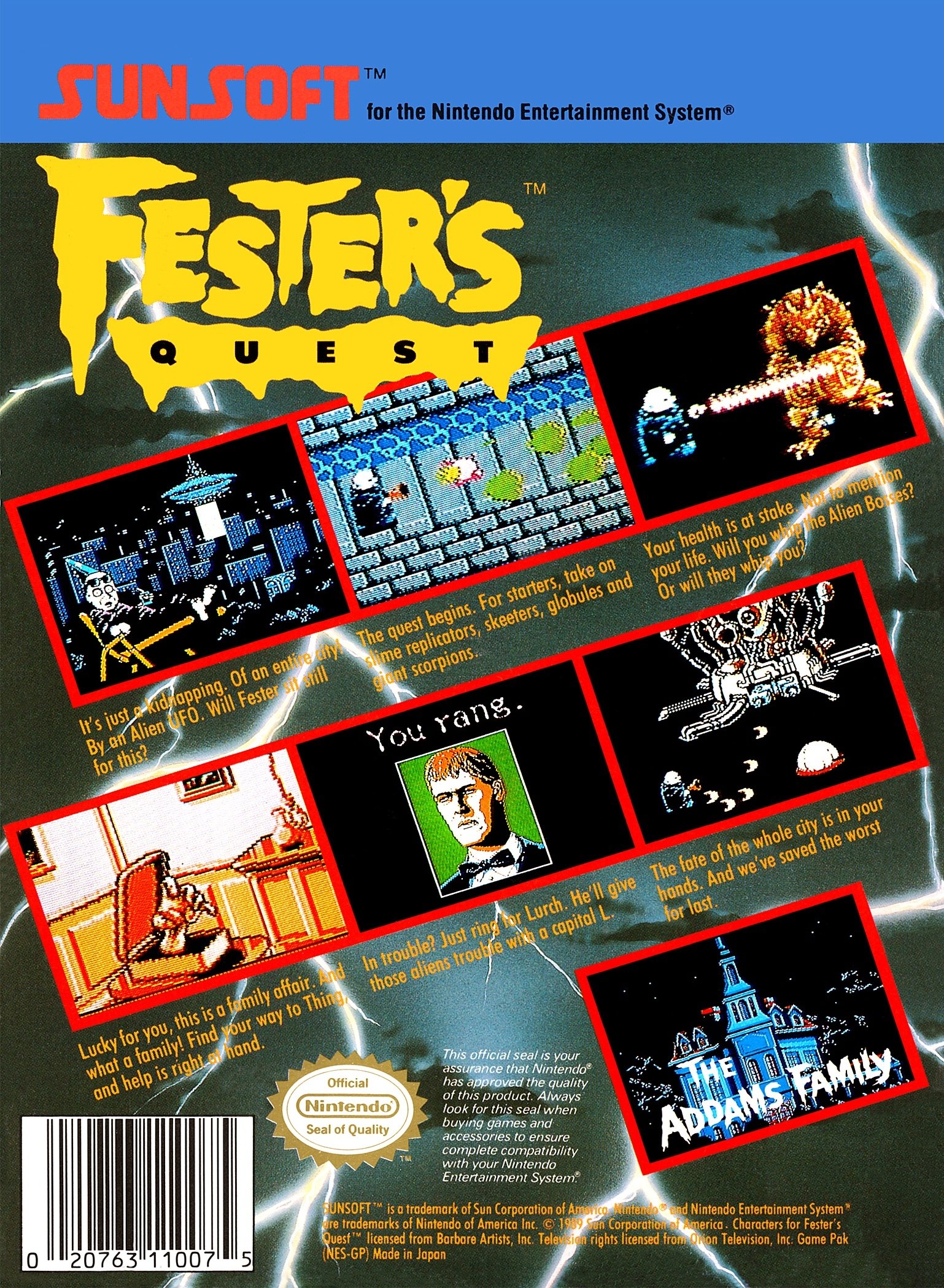 video game Fester's Quest Image