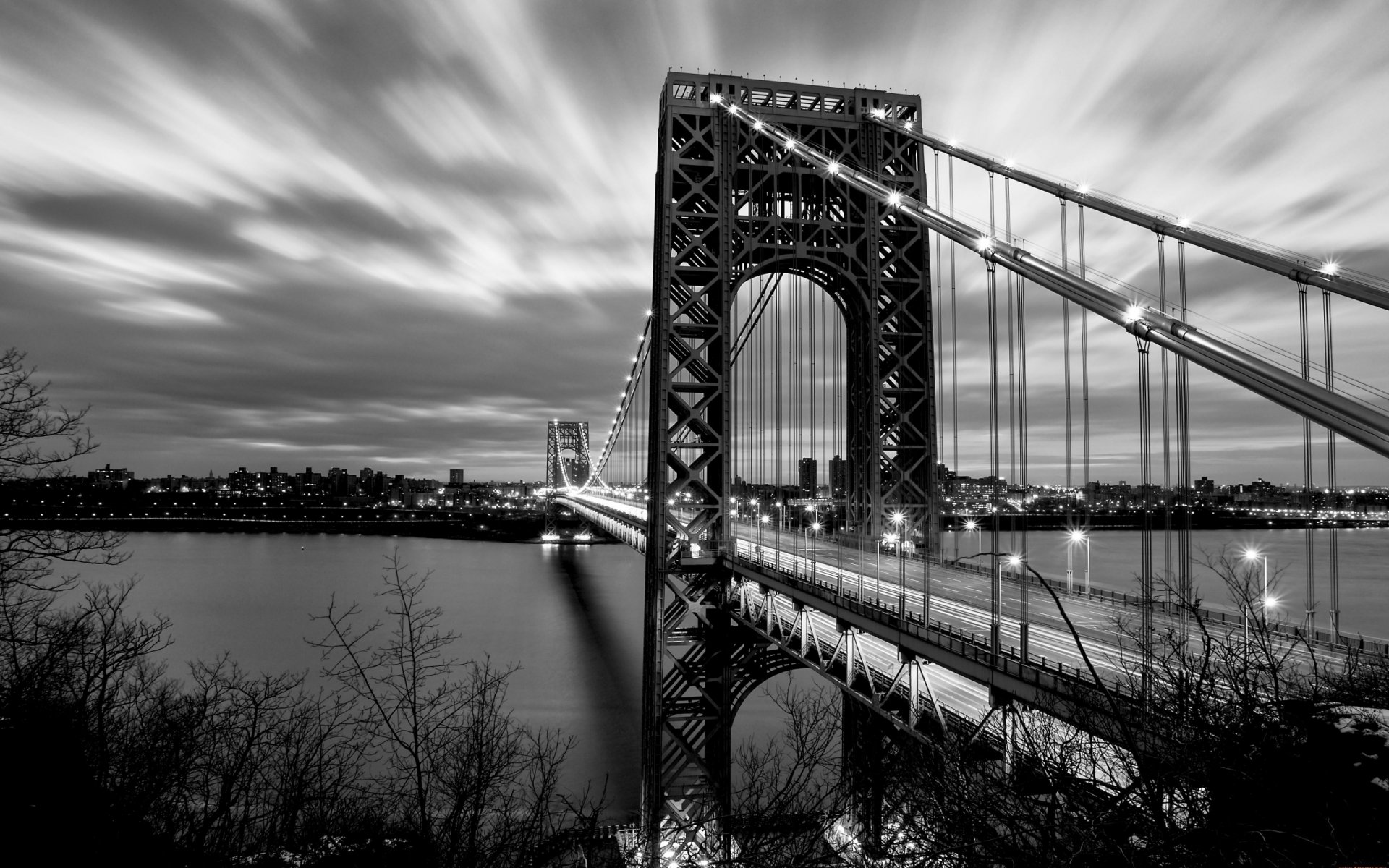 man made George Washington Bridge Image