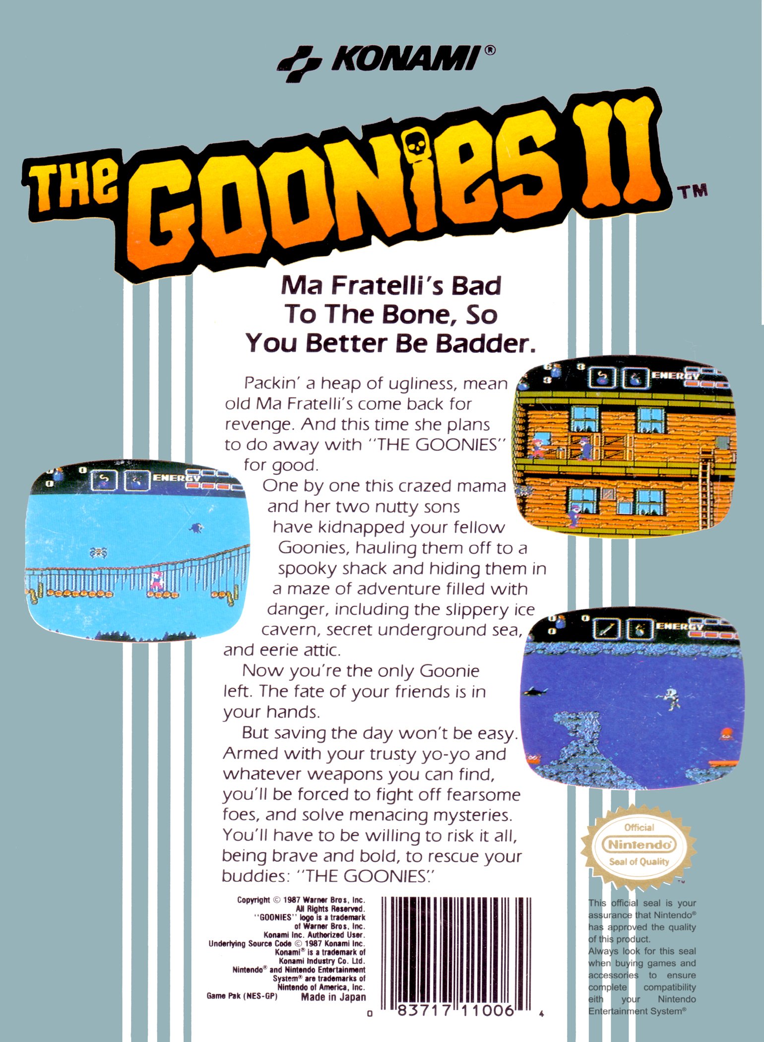 video game The Goonies II Image