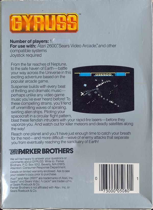 video game Gyruss Image