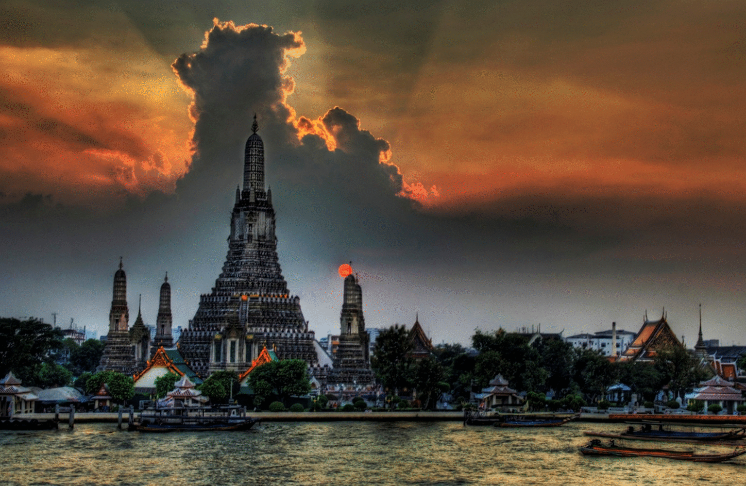 Download HDR Man Made Bangkok Image