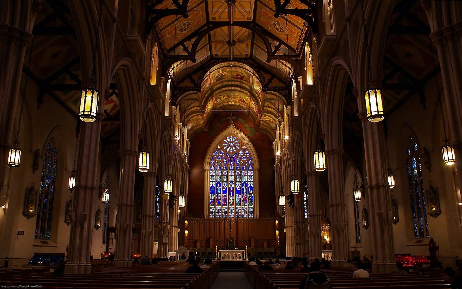 stained glass religion religious church Image