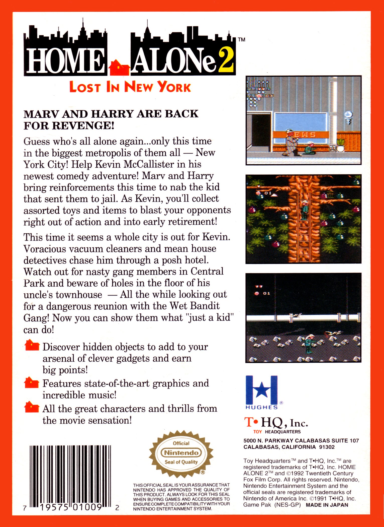 video game Home Alone 2: Lost in New York Image