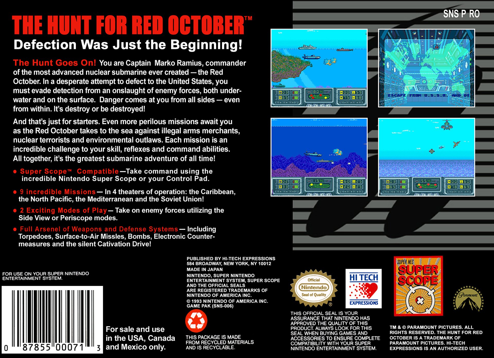 video game The Hunt for Red October Image