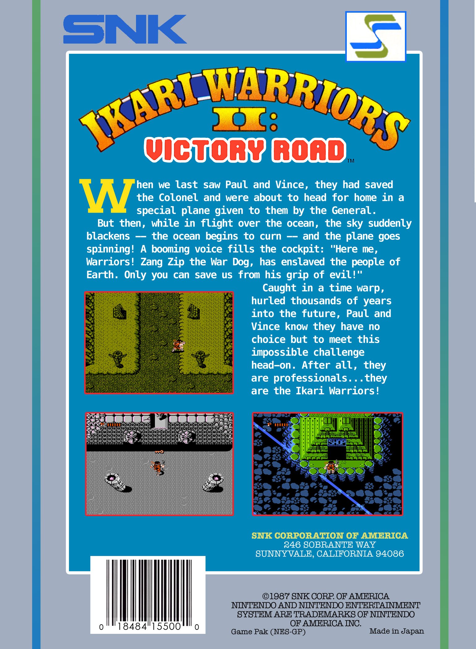 video game Ikari Warriors II: Victory Road Image