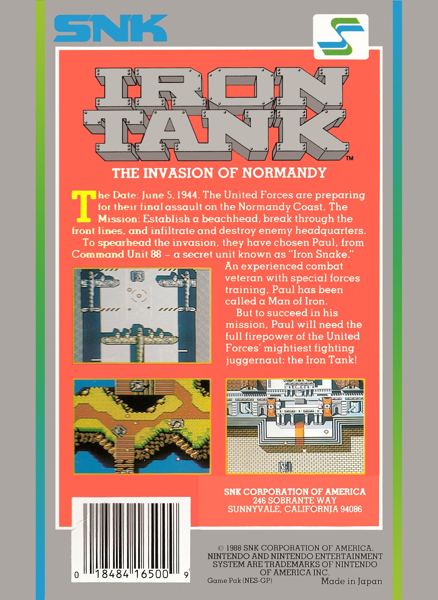video game Iron Tank: The Invasion of Normandy Image